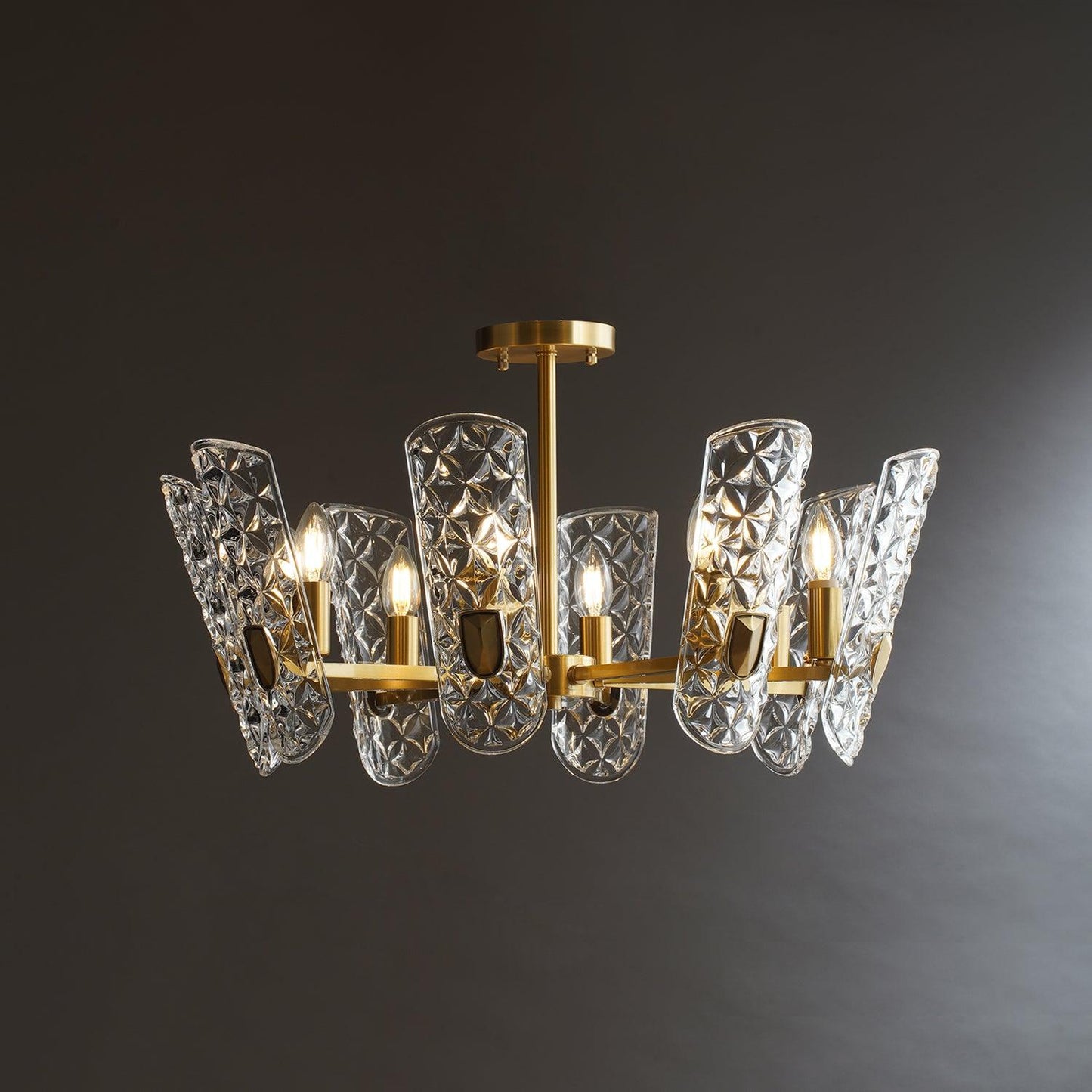 Brass Central Chandelier - YIOSI