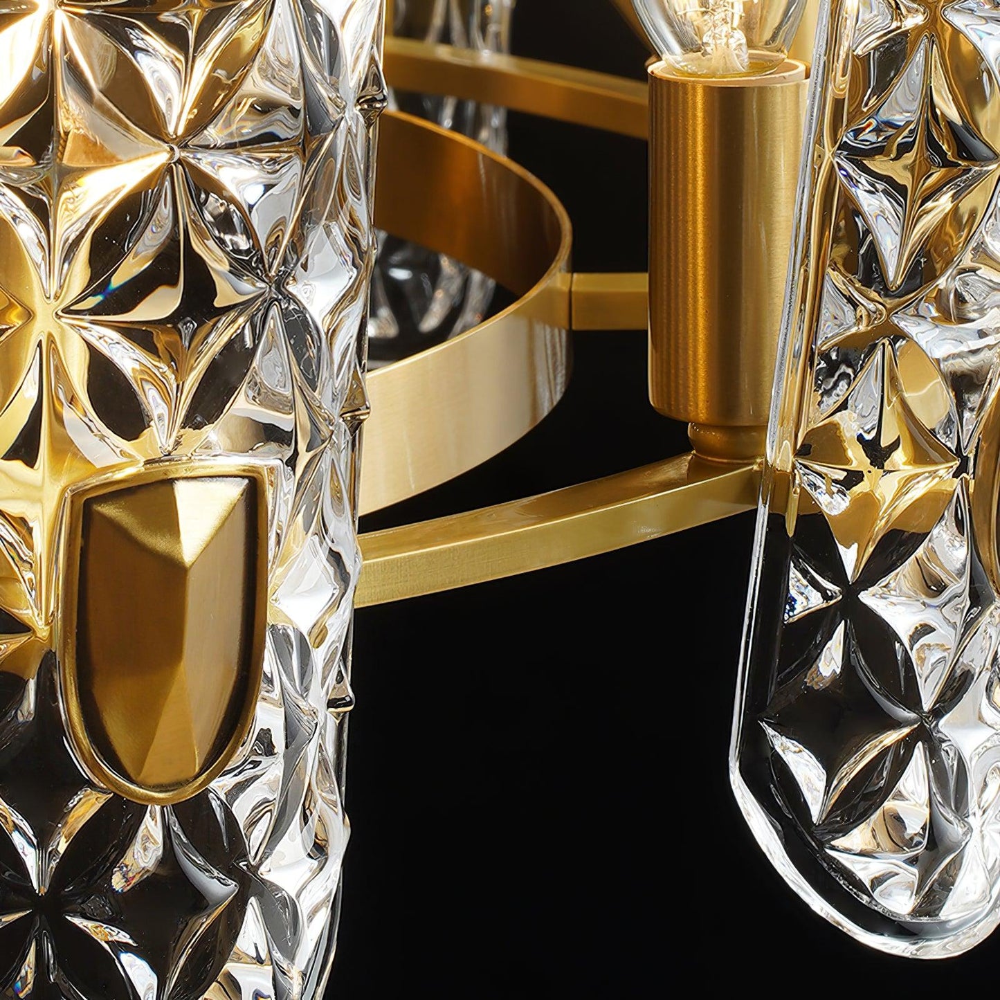 Brass Central Chandelier - YIOSI