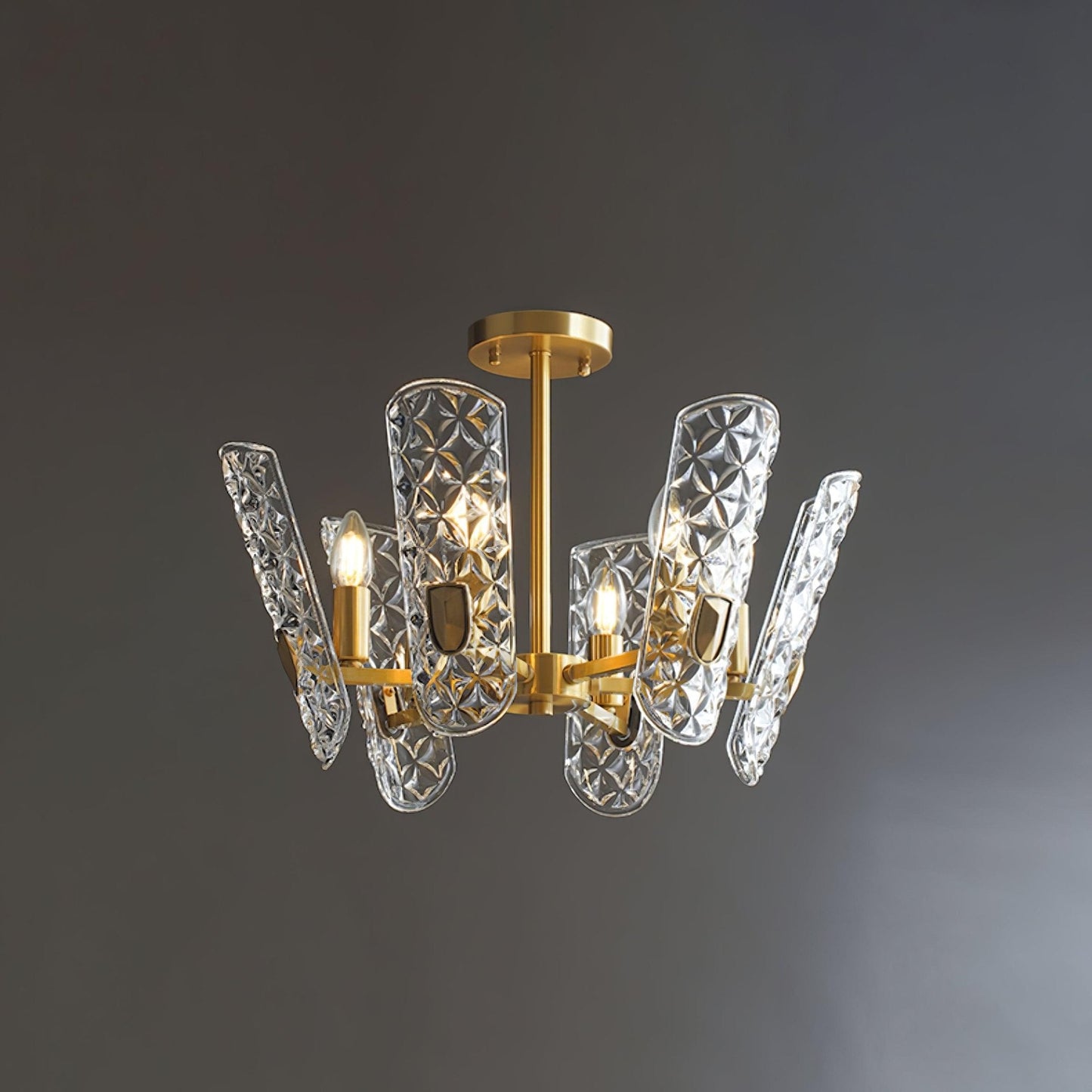 Brass Central Chandelier - YIOSI