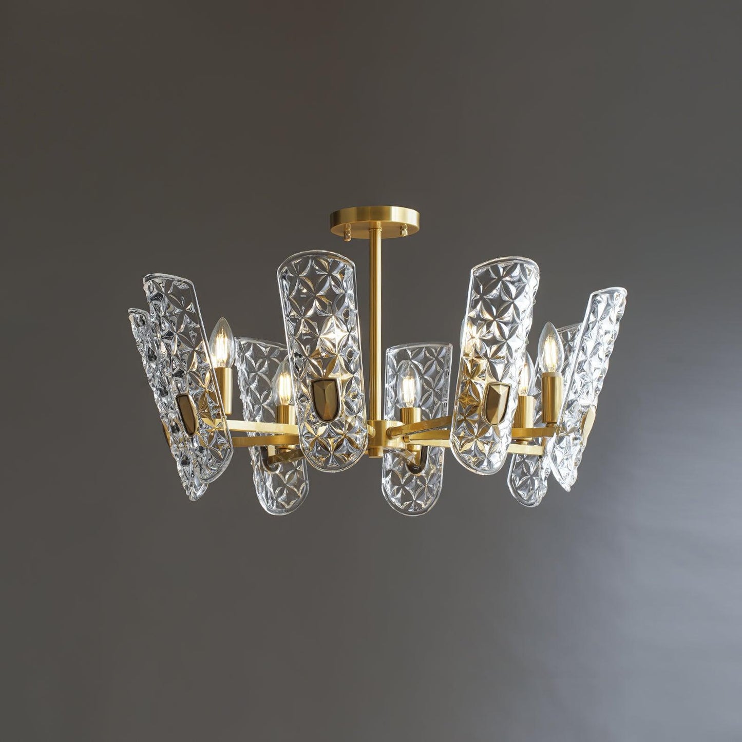 Brass Central Chandelier - YIOSI