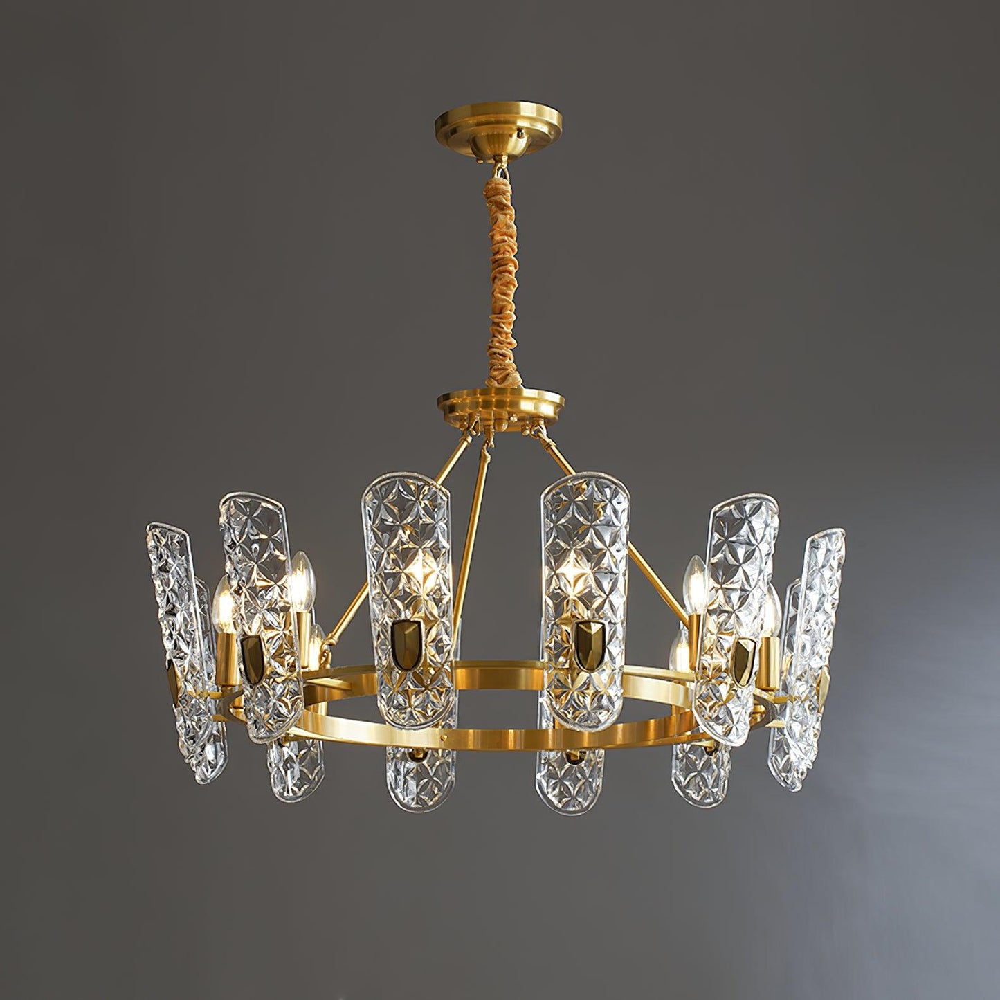 Brass Central Chandelier - YIOSI