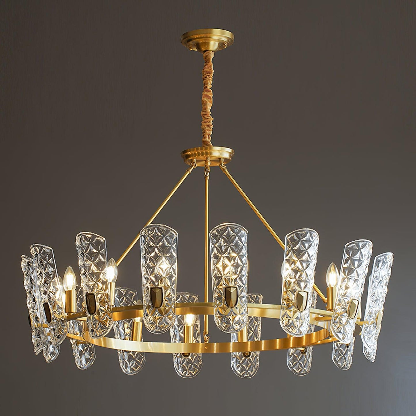 Brass Central Chandelier - YIOSI