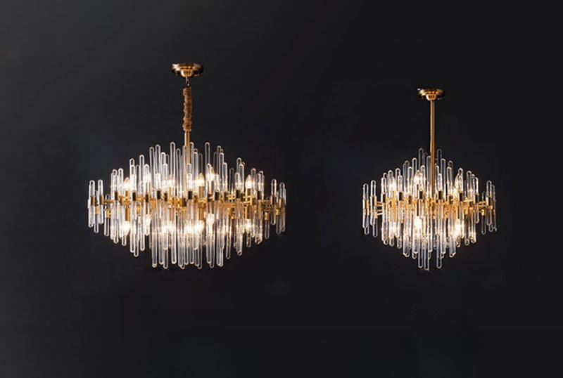 Vintage Antique Brass Chandelier - YIOSI