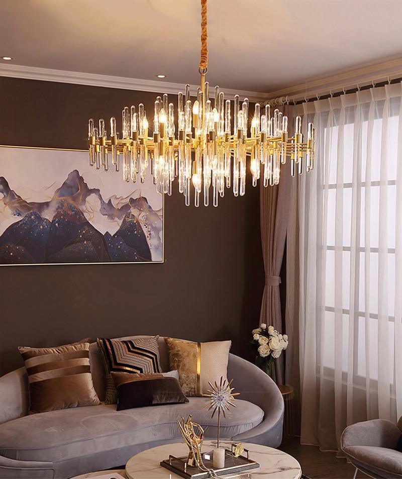 Vintage Antique Brass Chandelier - YIOSI