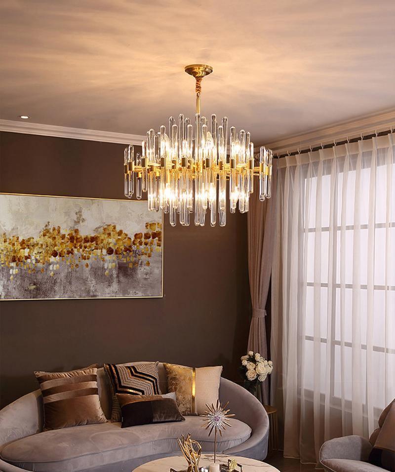 Vintage Antique Brass Chandelier - YIOSI