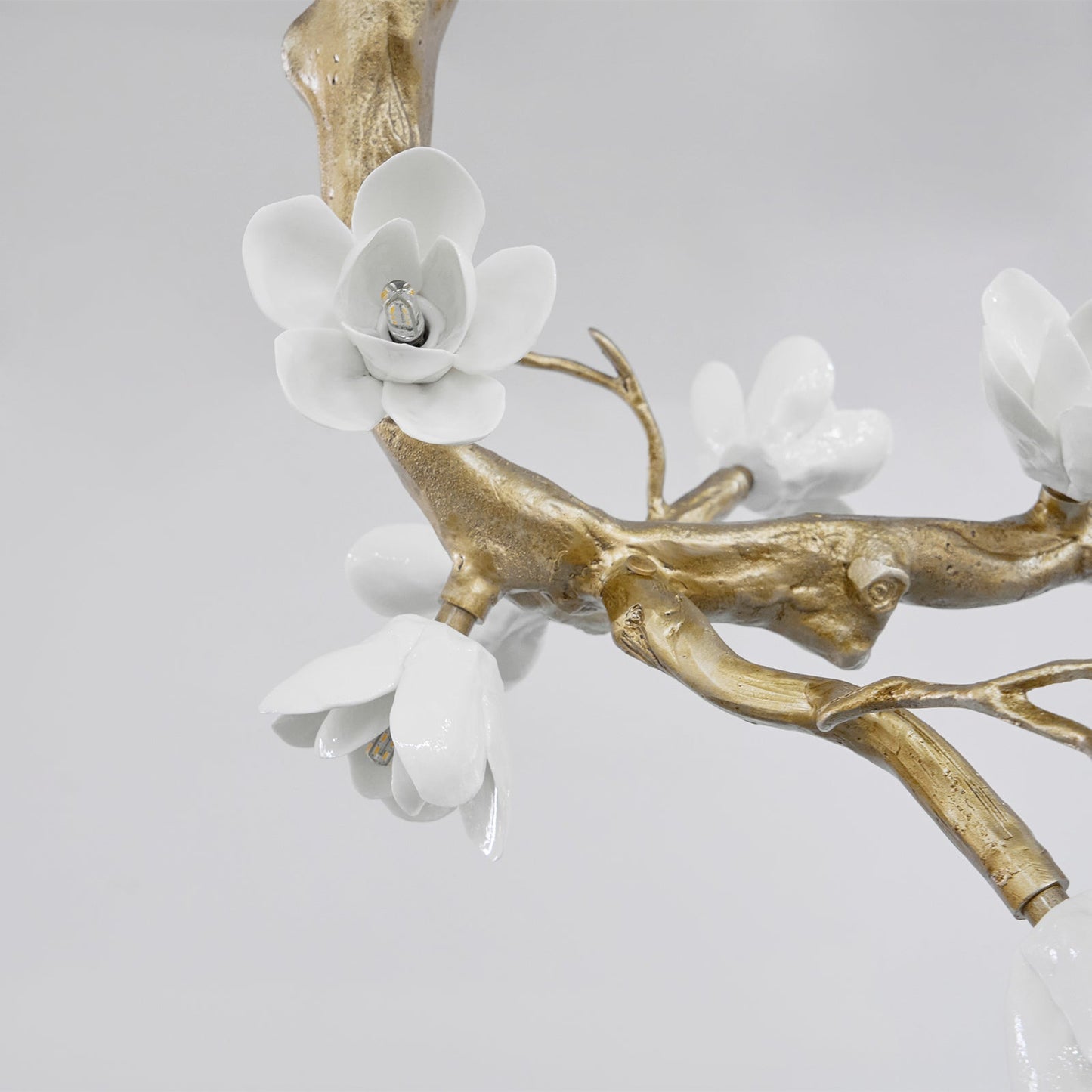 Brass Flower Branch Chandelier - YIOSI