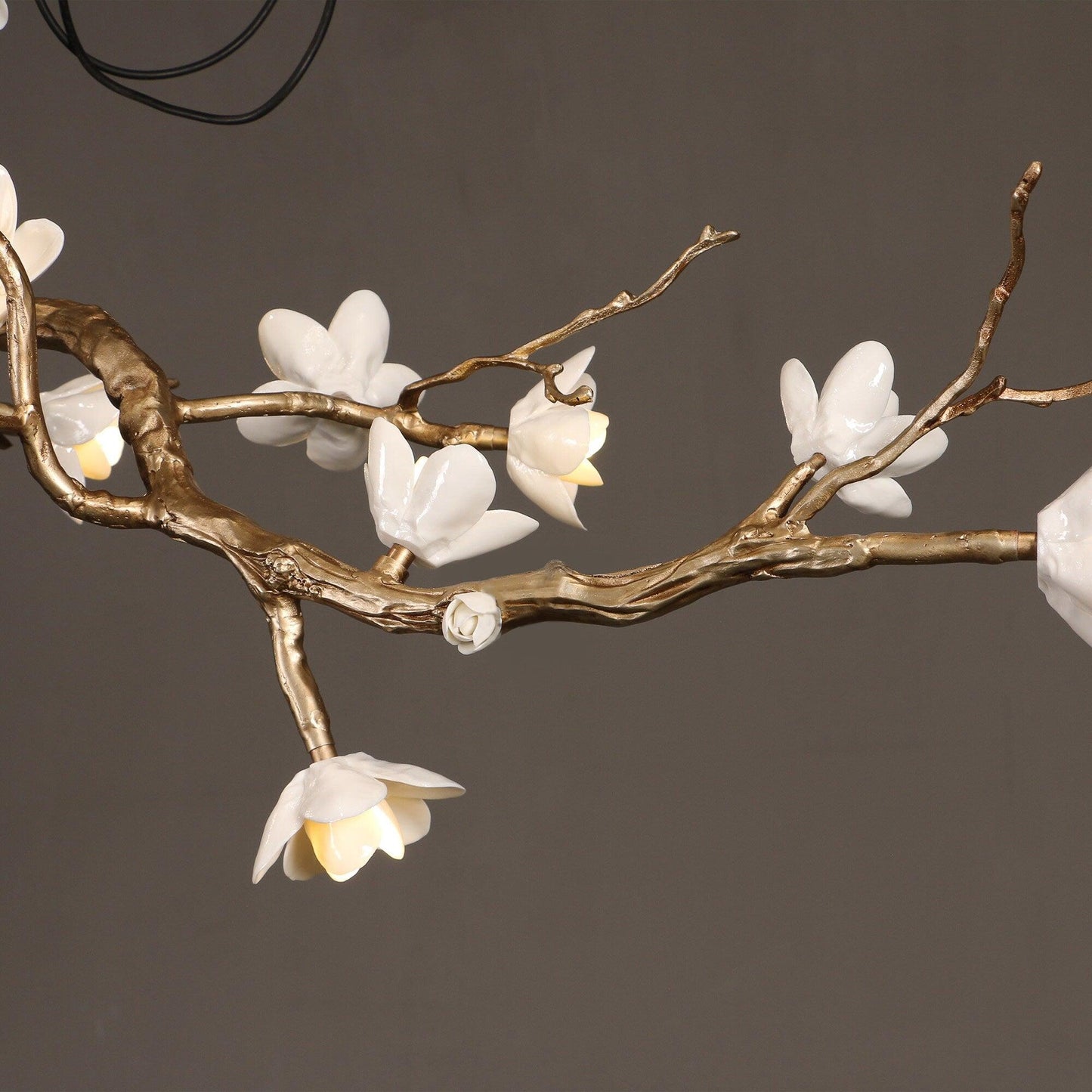 Brass Flower Branch Chandelier - YIOSI
