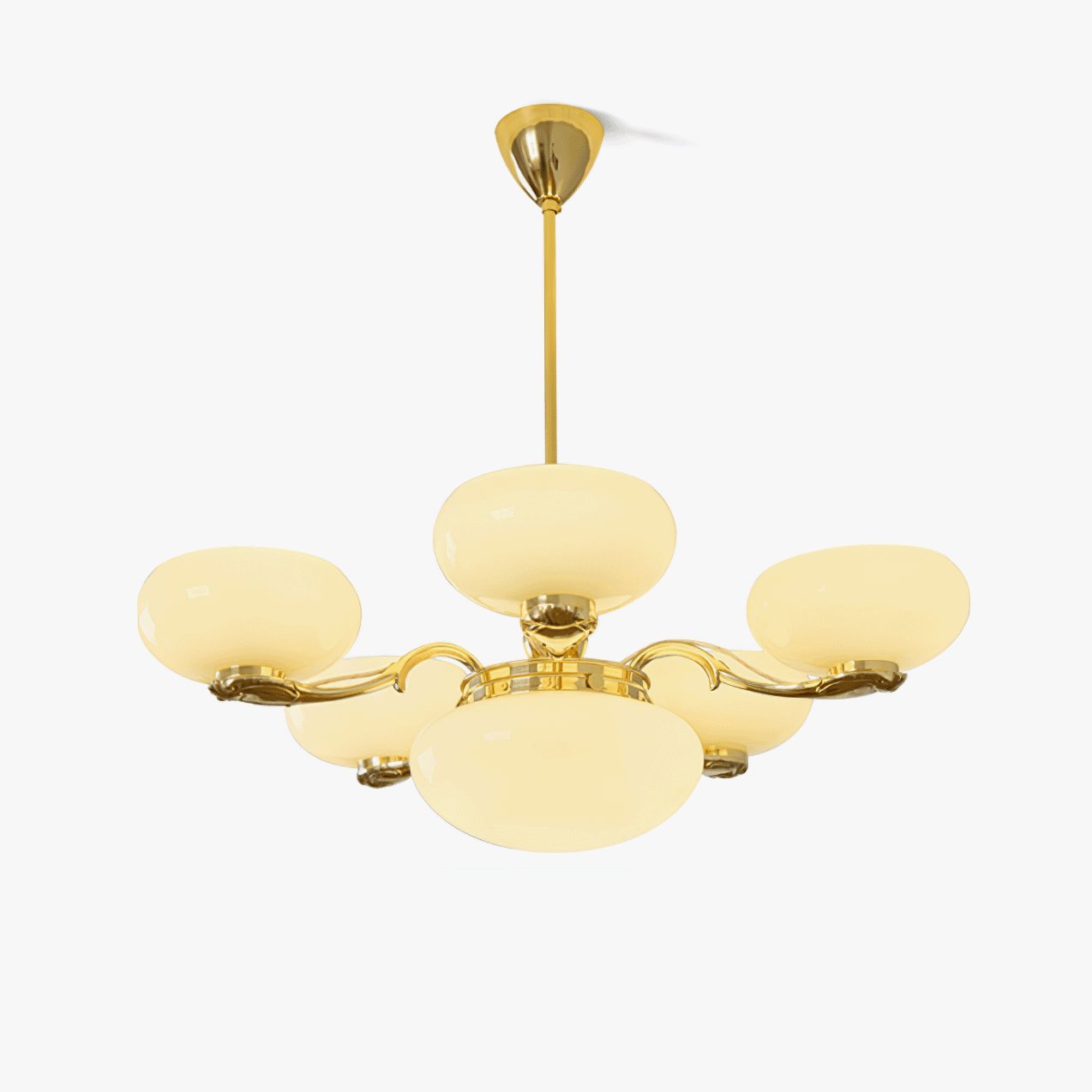Brass Radiance Orb Chandelier - YIOSI