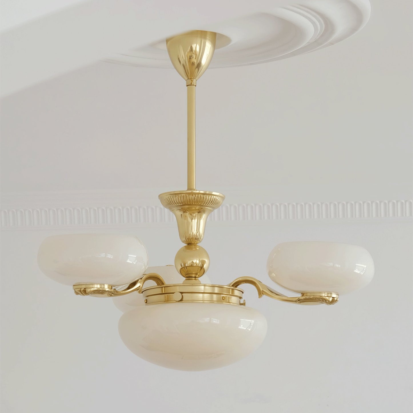 Brass Radiance Orb Chandelier - YIOSI