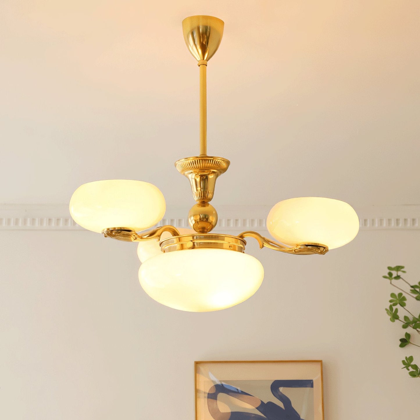 Brass Radiance Orb Chandelier - YIOSI
