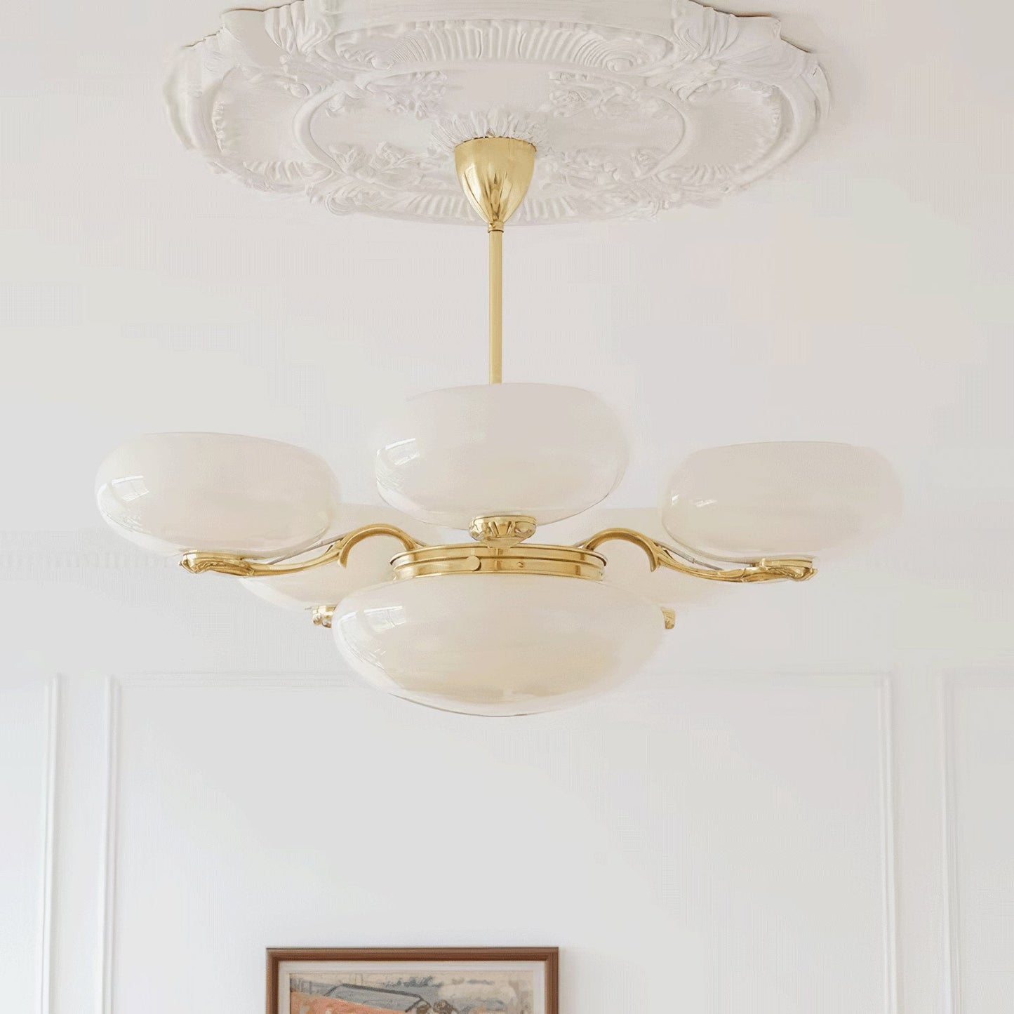 Brass Radiance Orb Chandelier - YIOSI