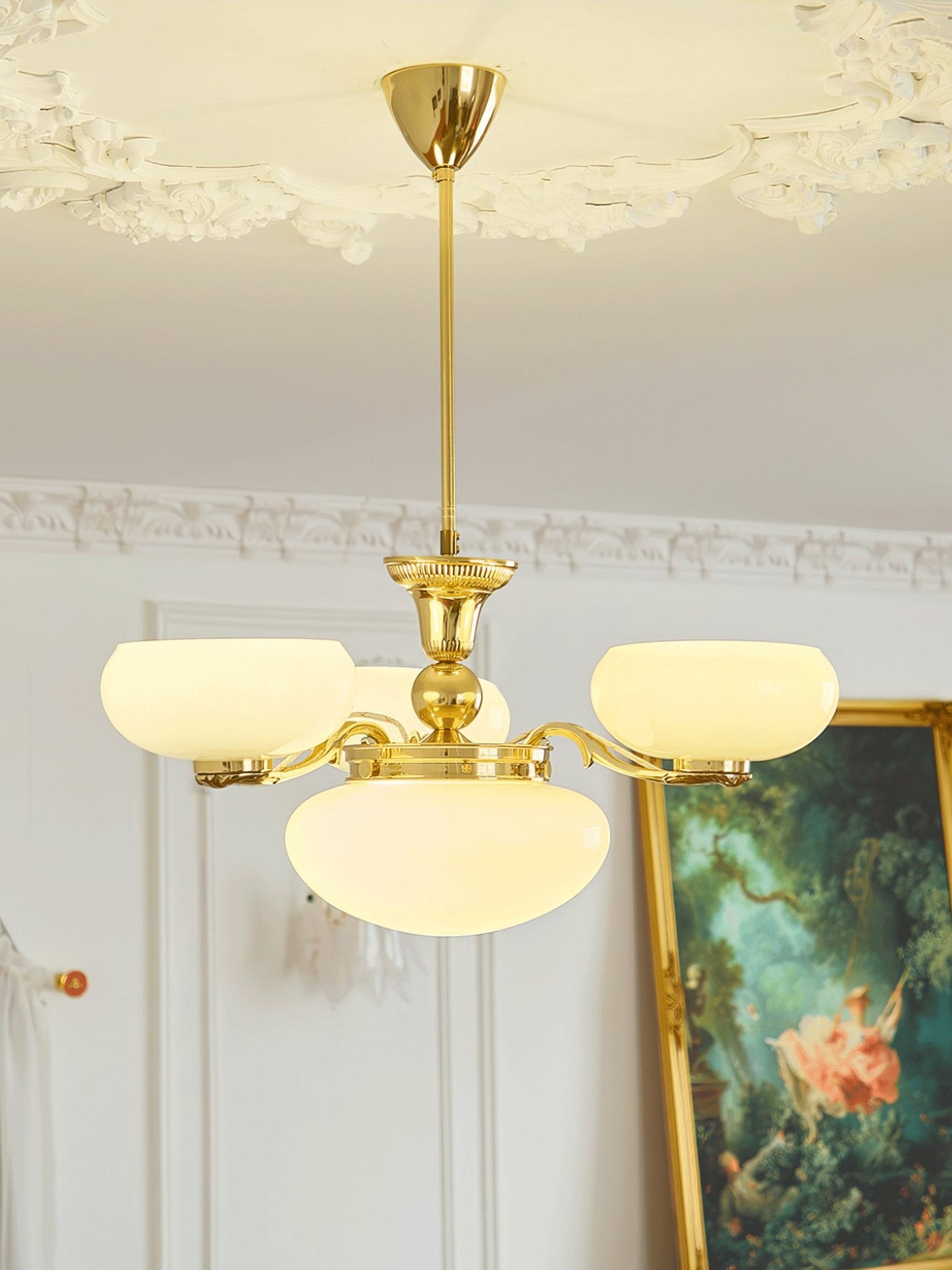 Brass Radiance Orb Chandelier - YIOSI