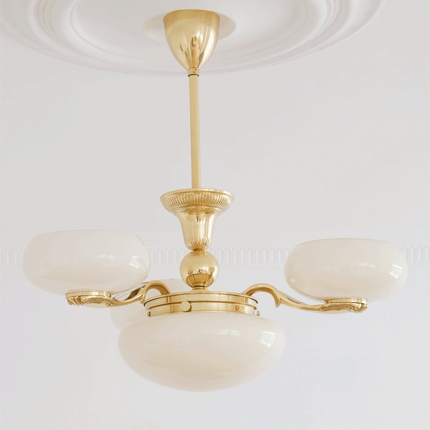 Brass Radiance Orb Chandelier - YIOSI