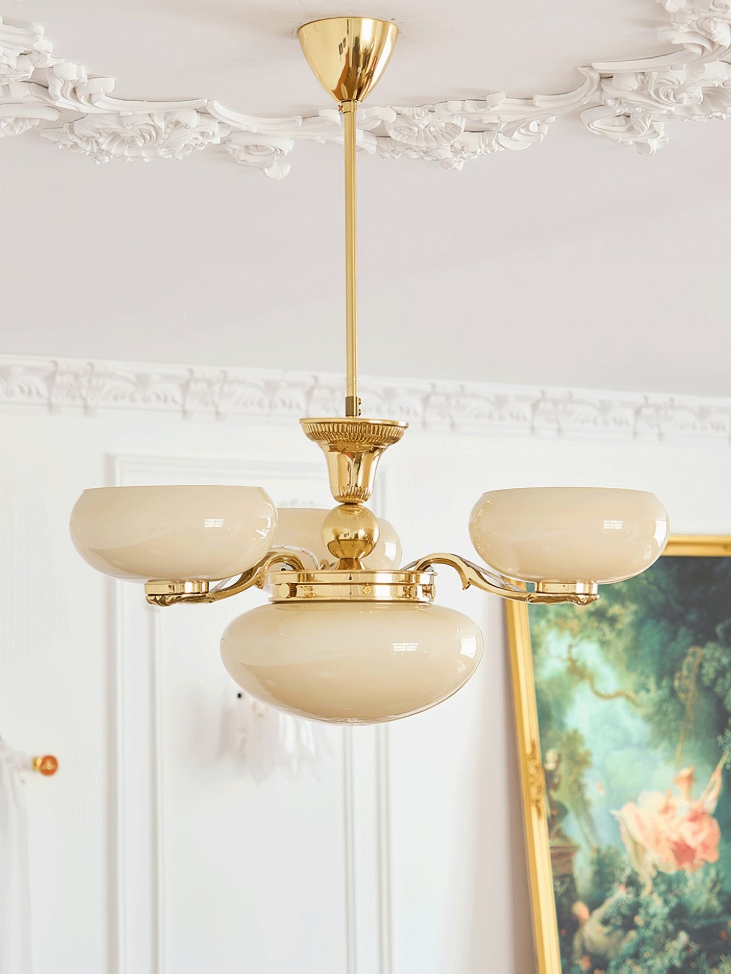 Brass Radiance Orb Chandelier - YIOSI