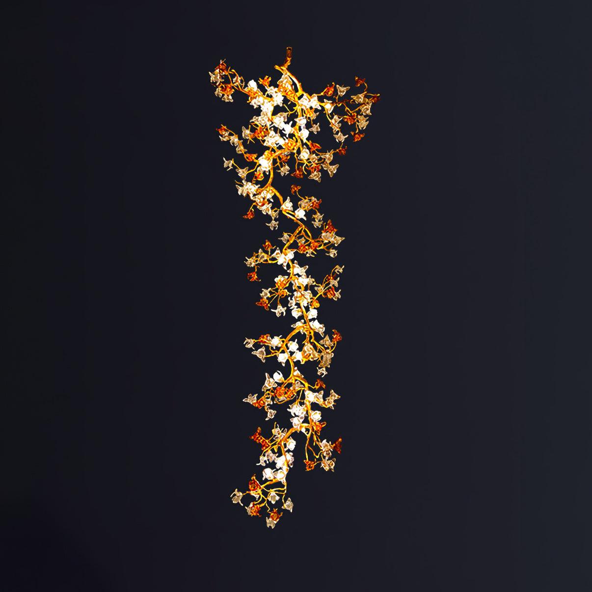 Brass Maple Branch Chandelier - YIOSI