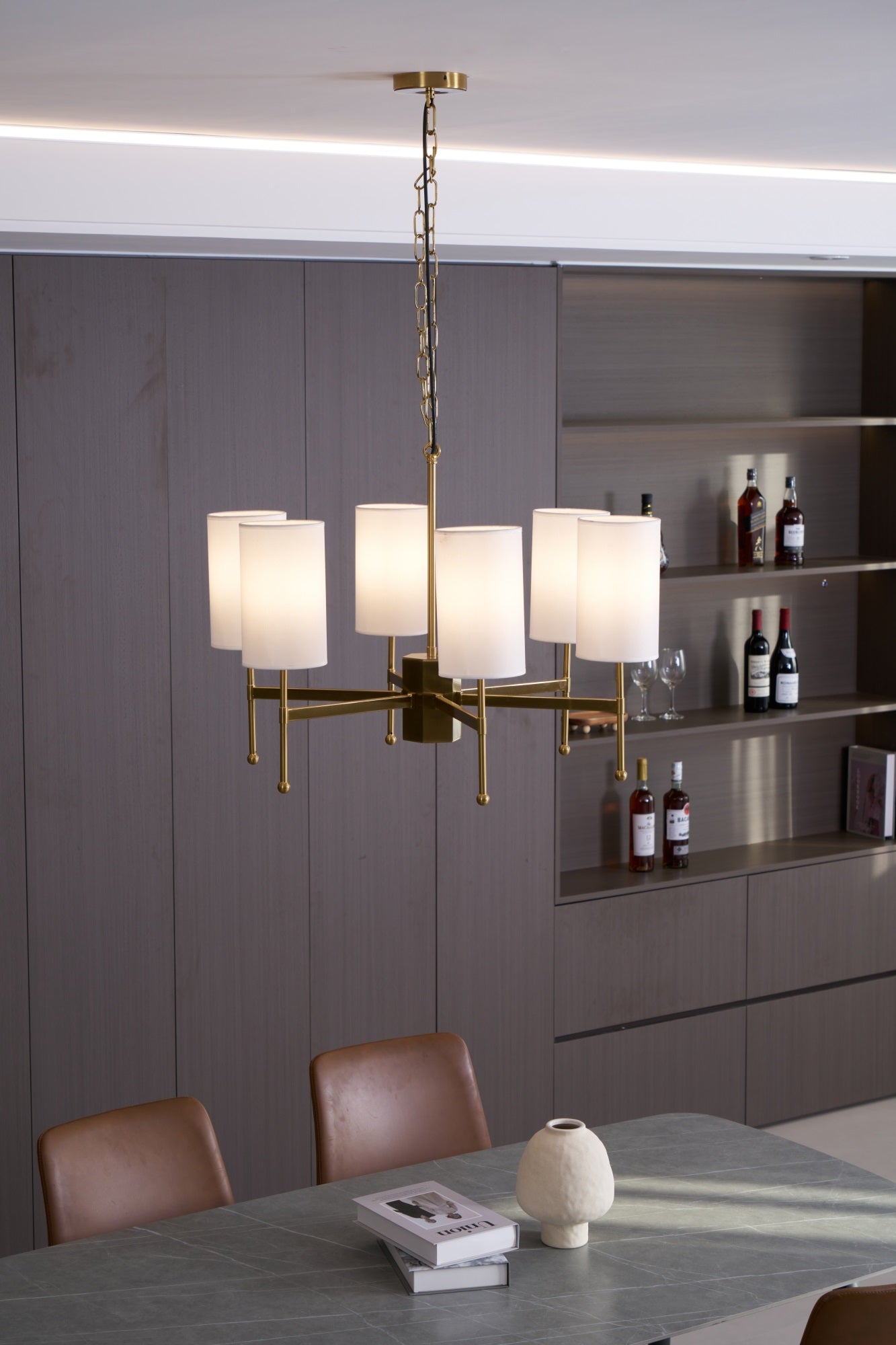 Brilliancess Brass Chandelier - YIOSI