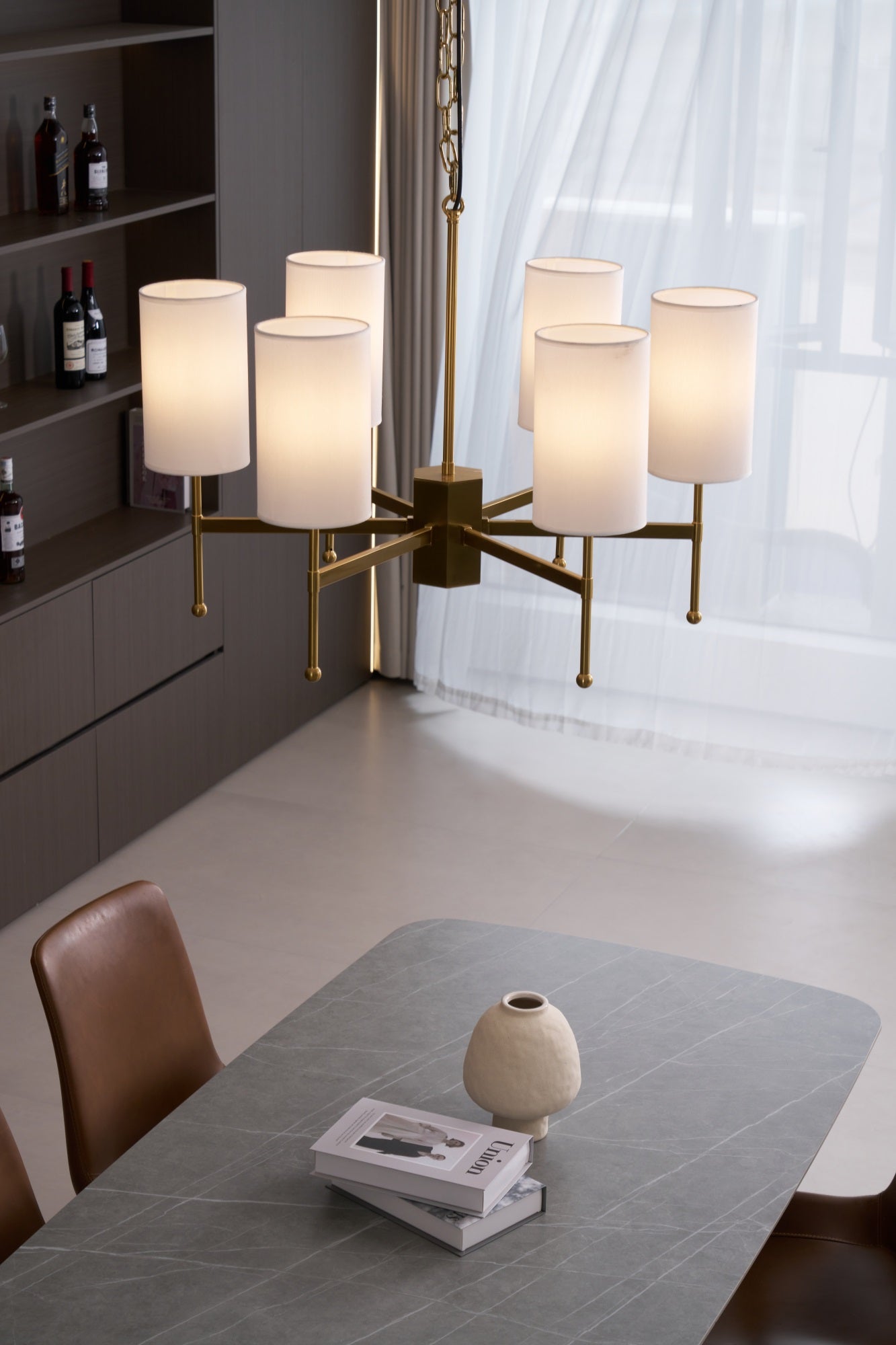 Brilliancess Brass Chandelier - YIOSI