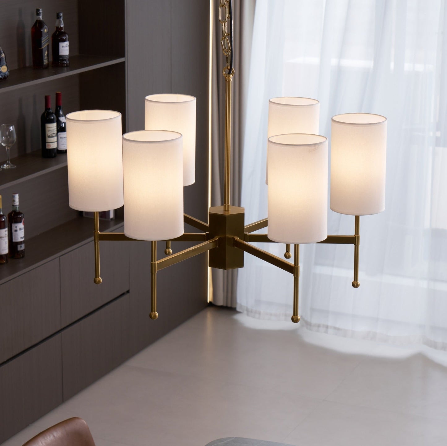 Brilliancess Brass Chandelier - YIOSI