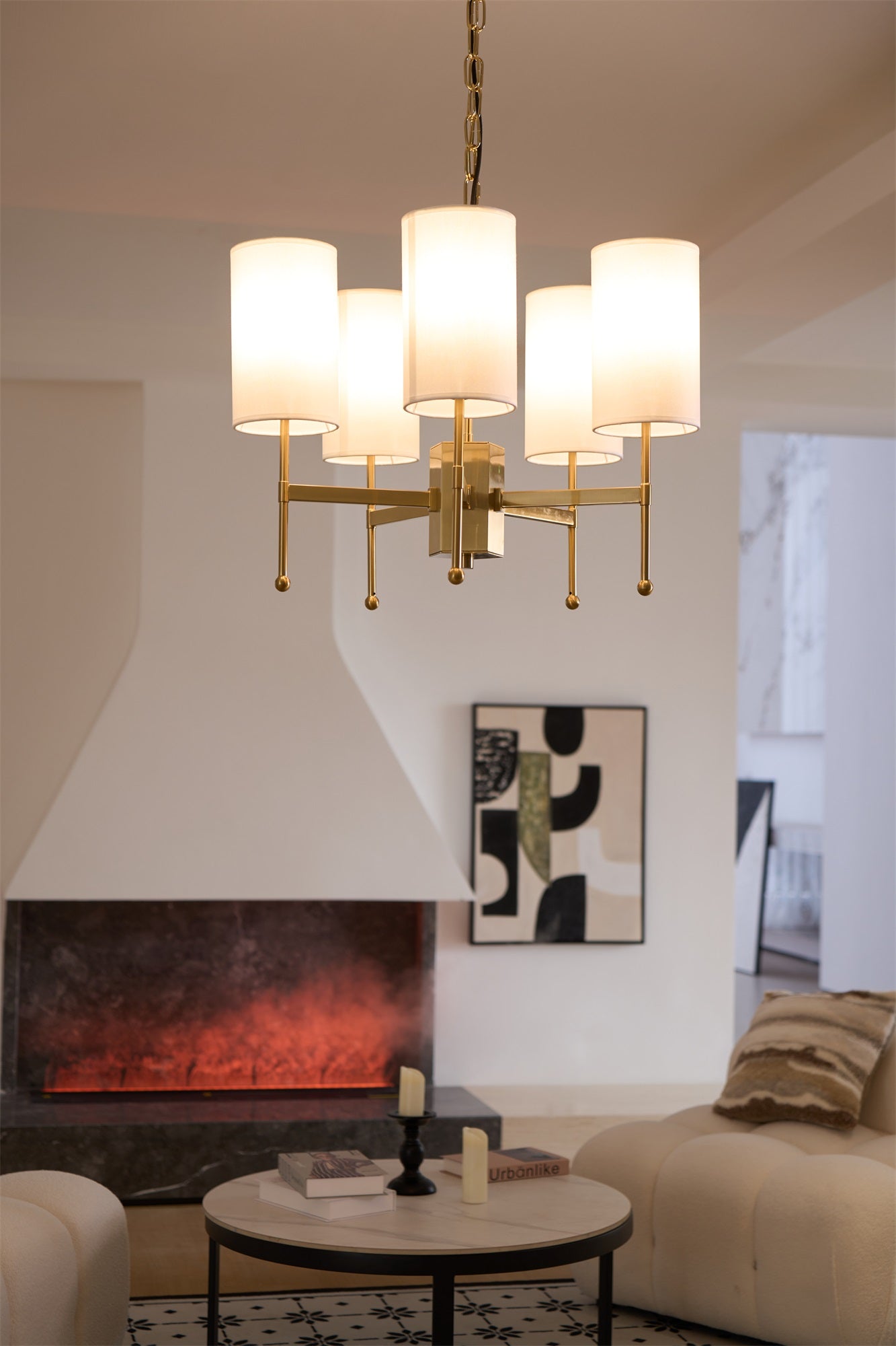 Brilliancess Brass Chandelier - YIOSI