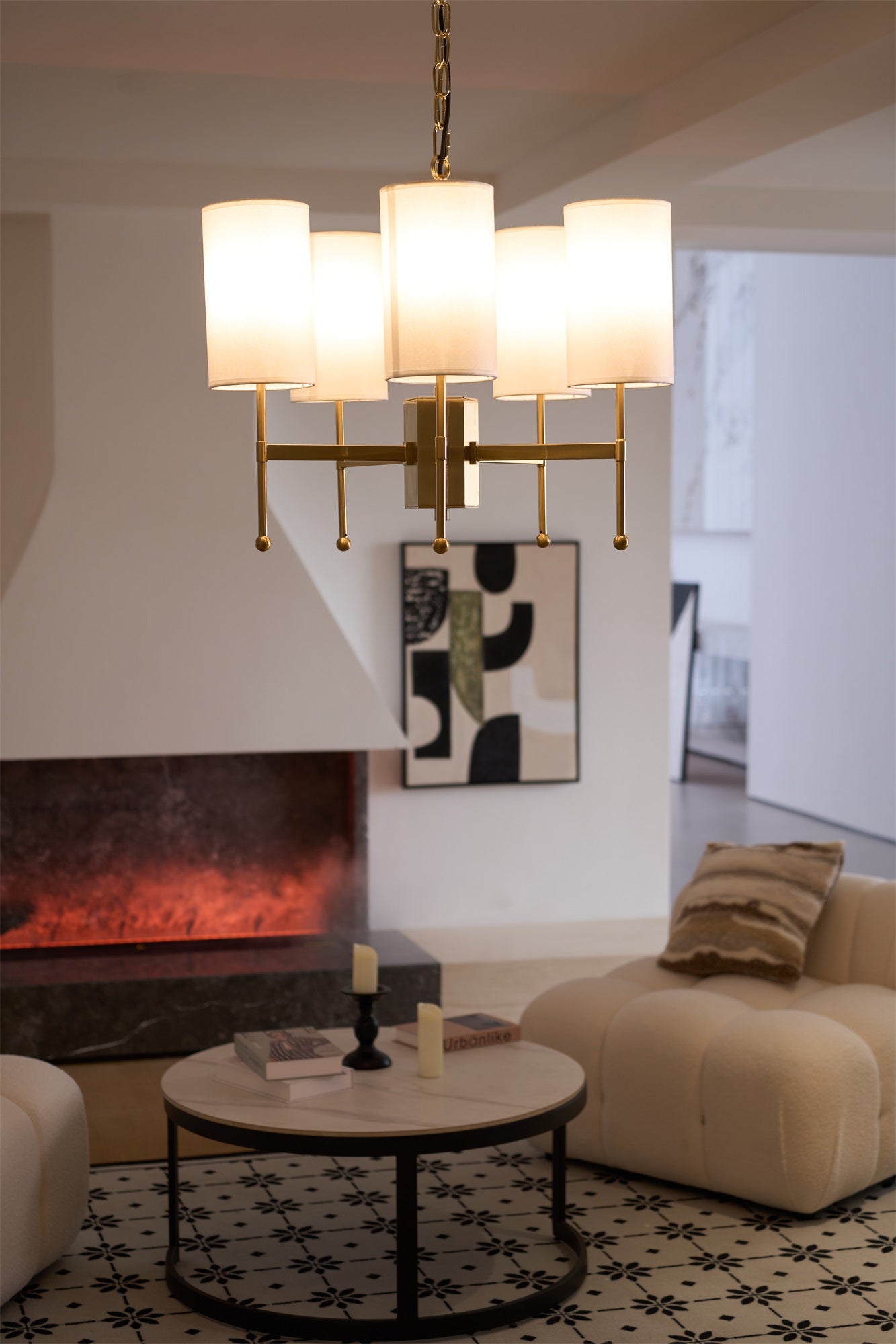 Brilliancess Brass Chandelier - YIOSI