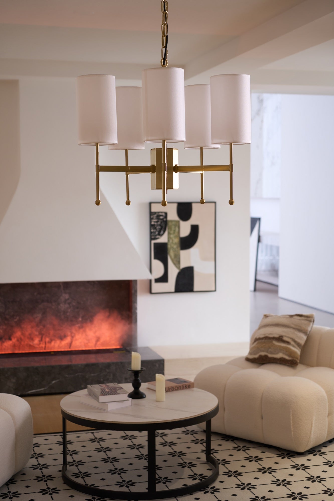 Brilliancess Brass Chandelier - YIOSI