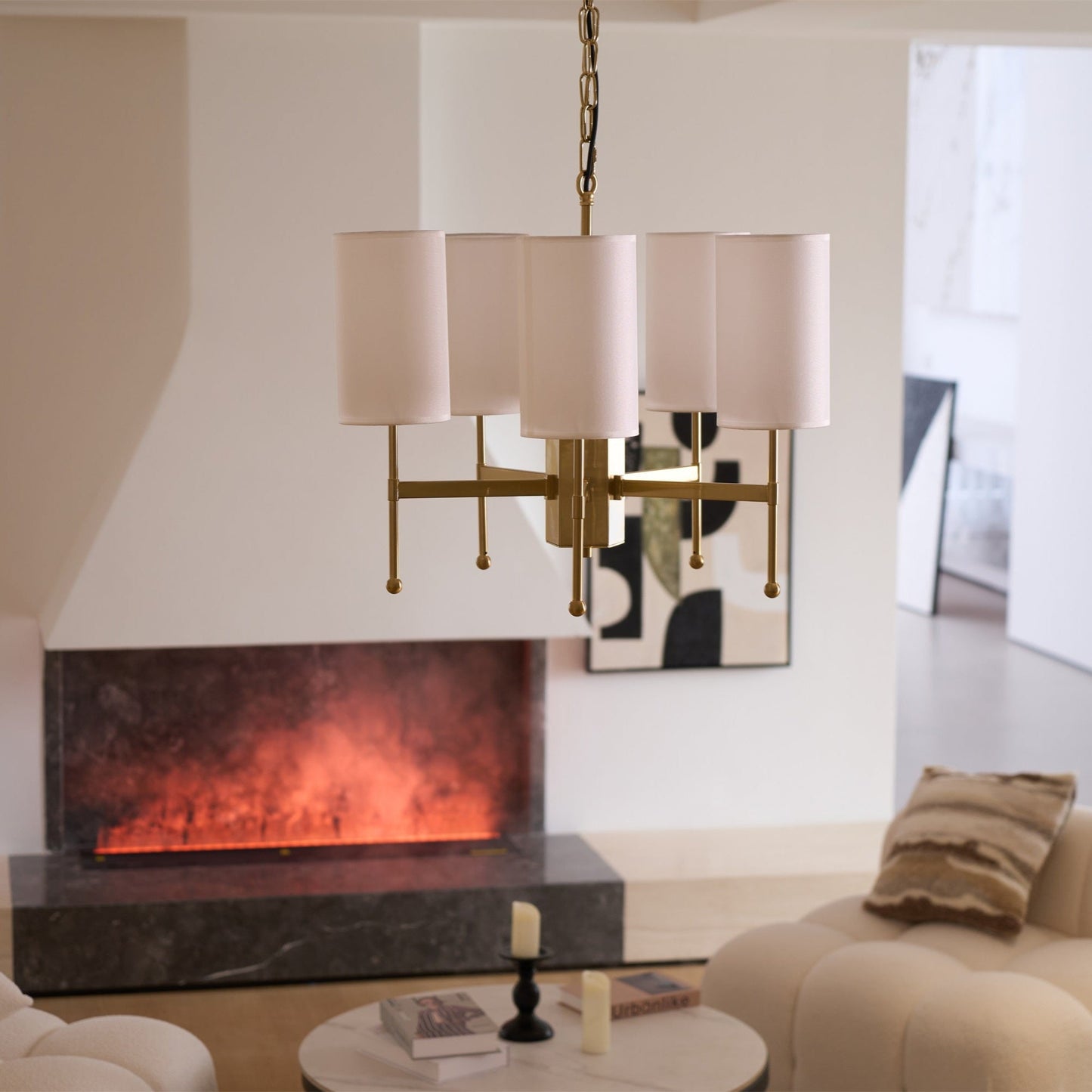 Brilliancess Brass Chandelier - YIOSI