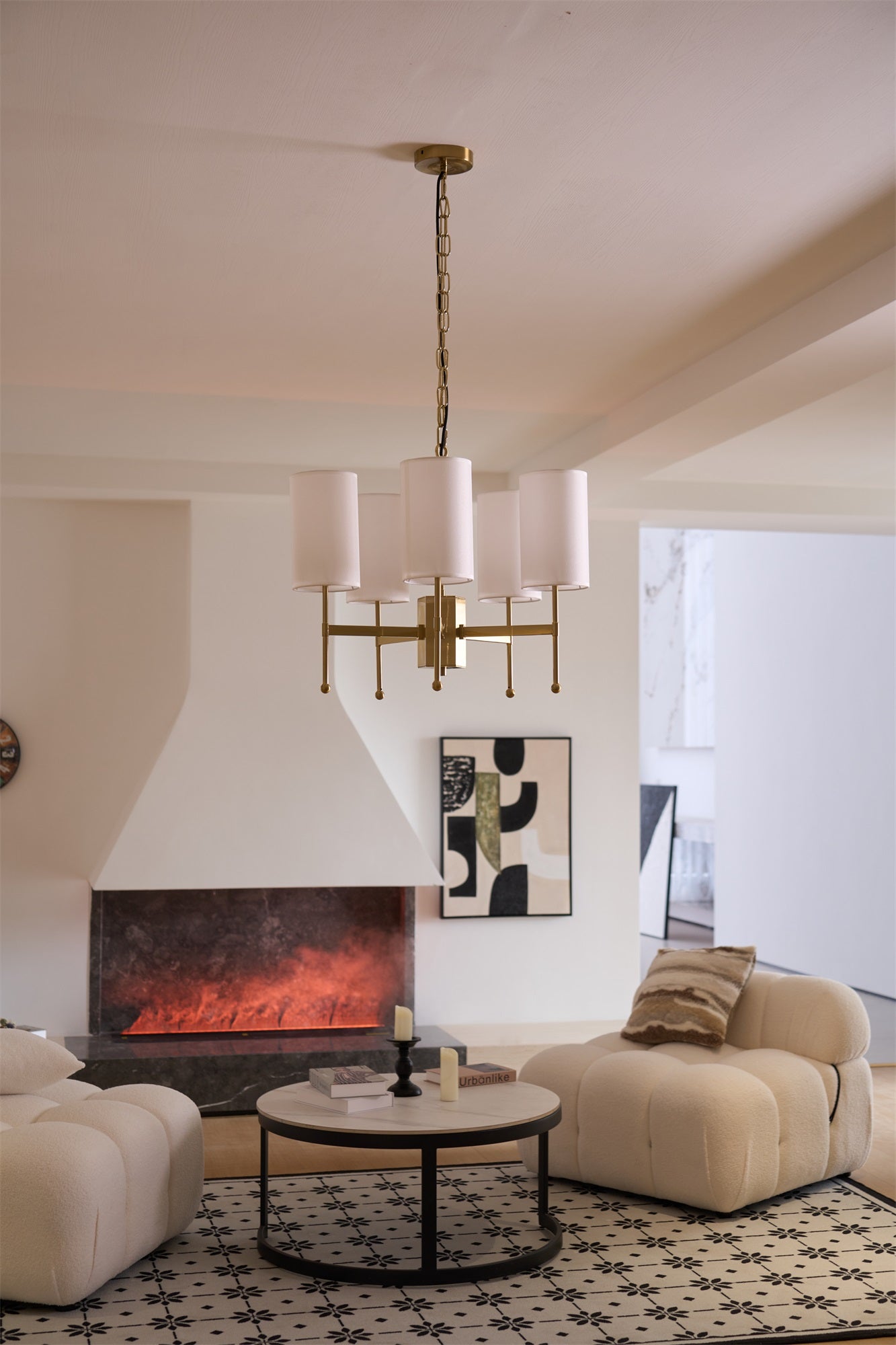 Brilliancess Brass Chandelier - YIOSI