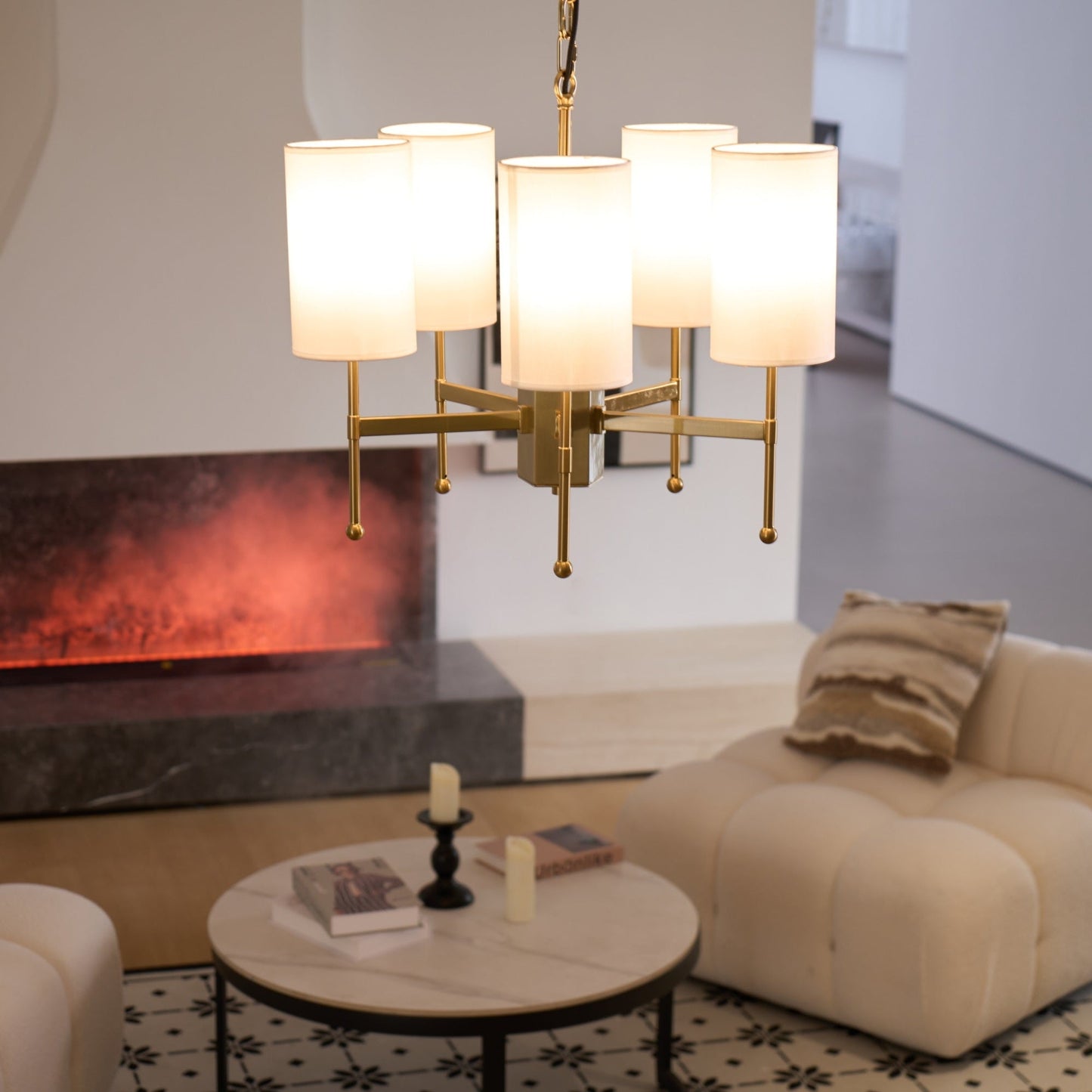 Brilliancess Brass Chandelier - YIOSI