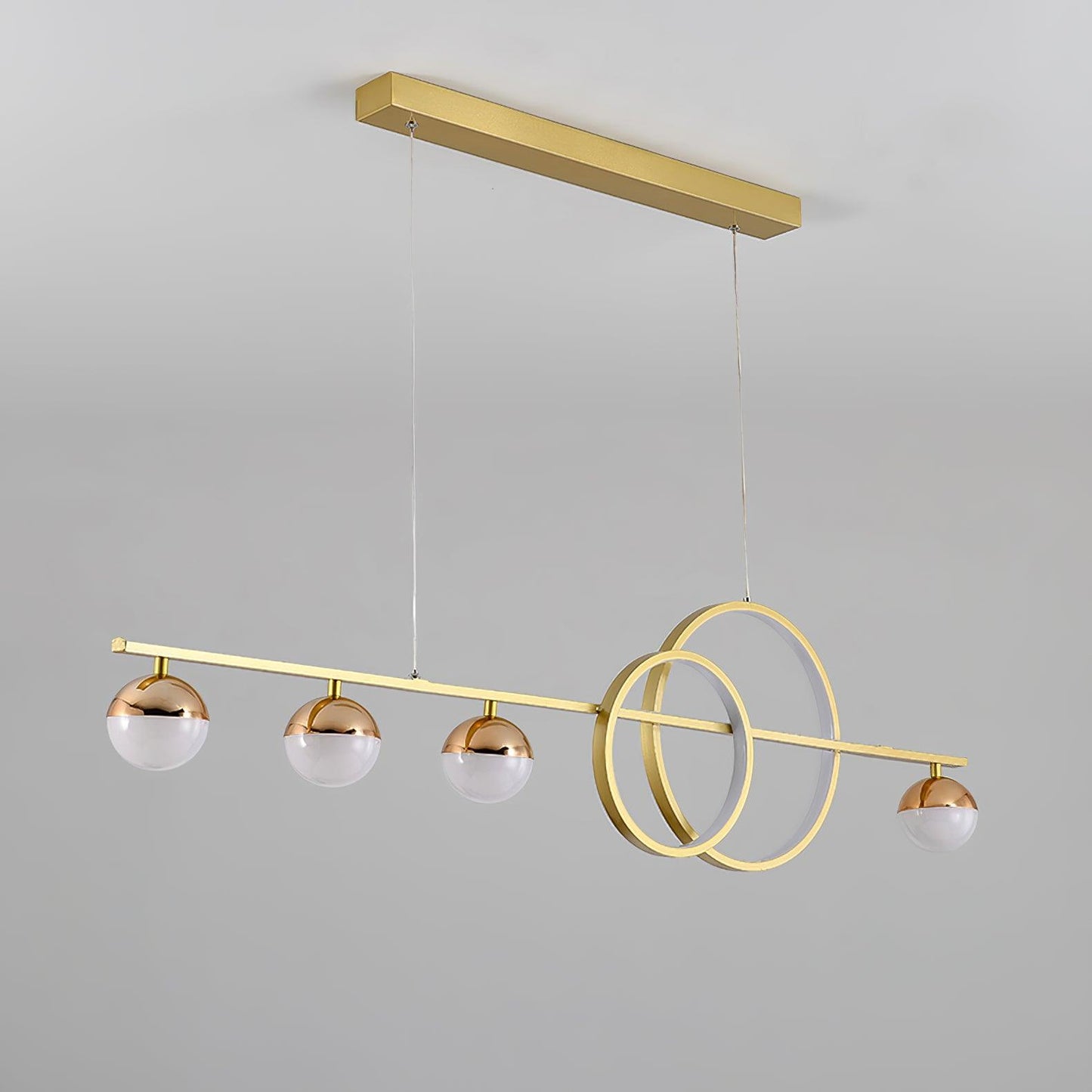 Brooklyn Double Circle Chandelier - YIOSI