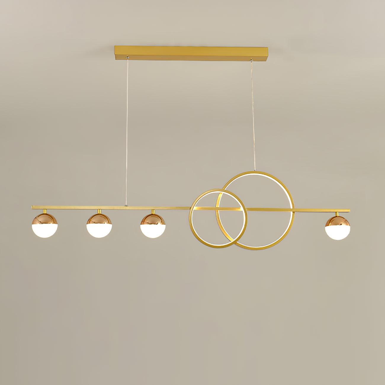 Brooklyn Double Circle Chandelier - YIOSI