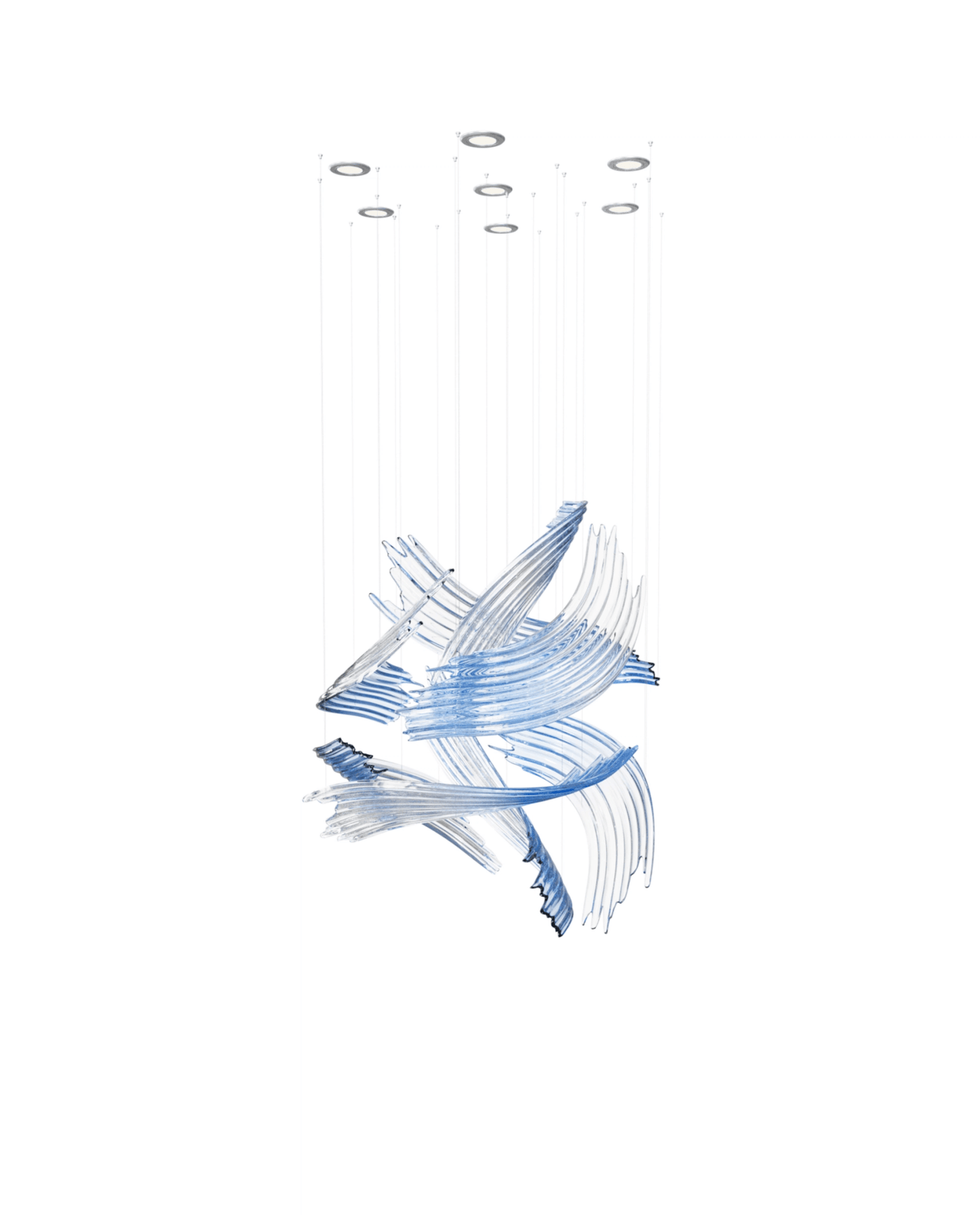 Brush Art Glass Chandelier - YIOSI