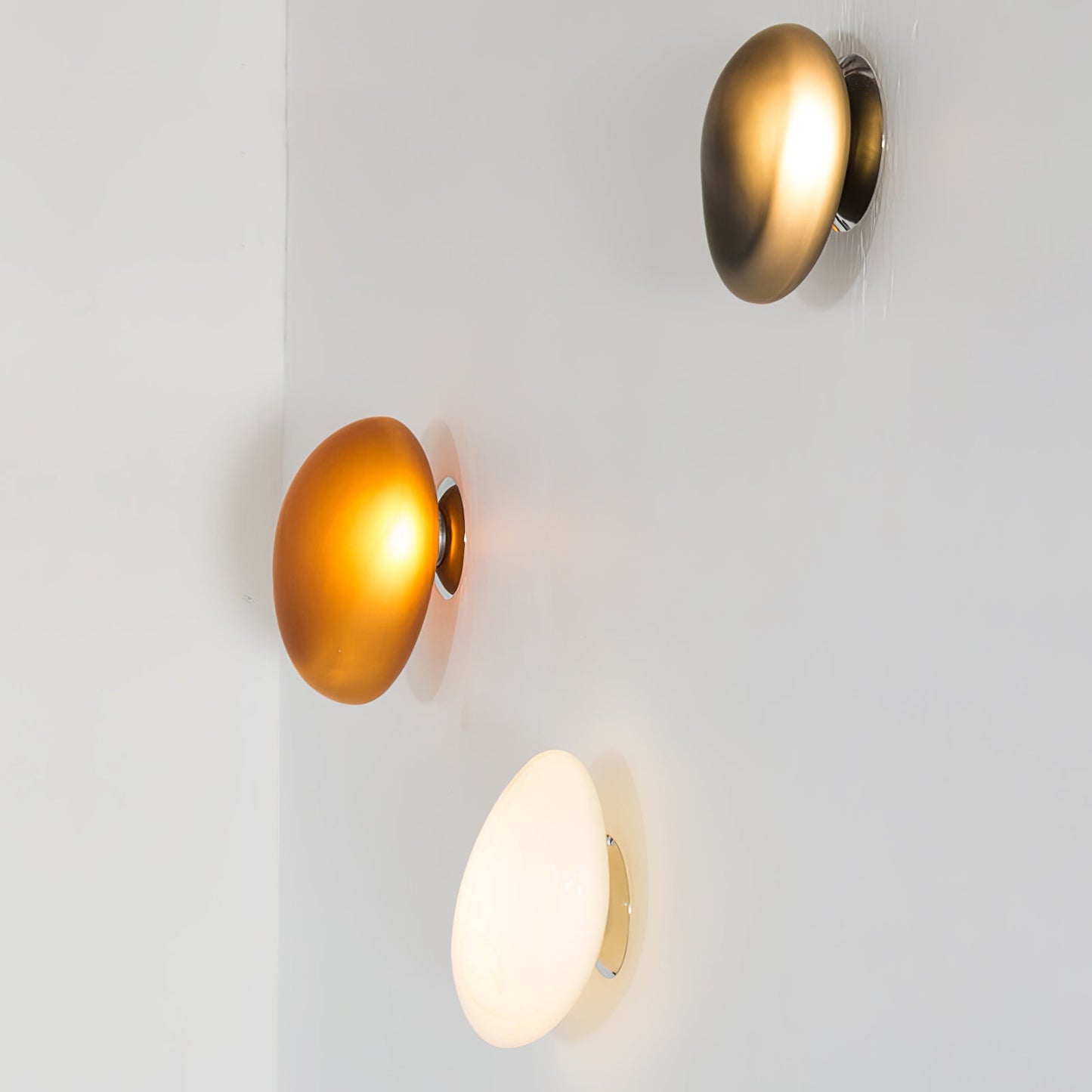 Vakkerlight Bubble Glass Wall Lamp Modern Translucent Pebble Design