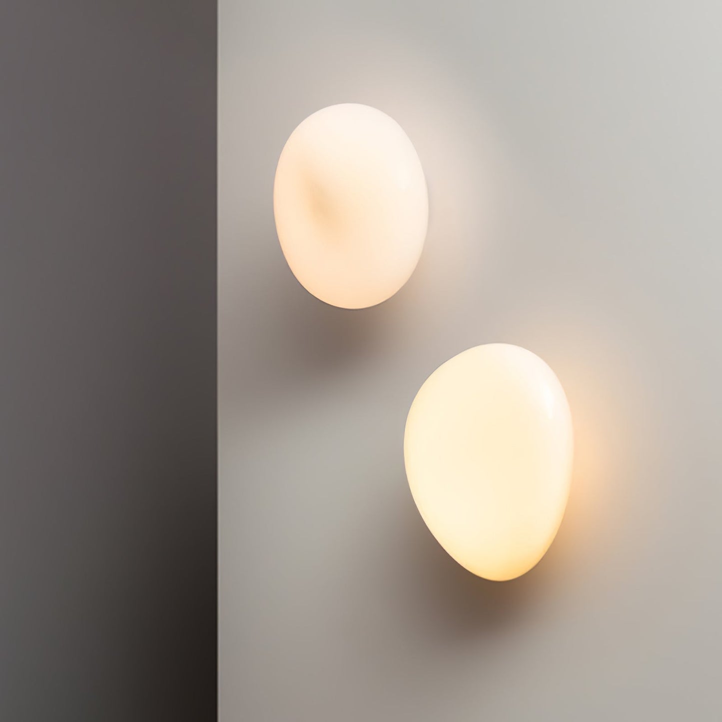 Vakkerlight Bubble Glass Wall Lamp Modern Translucent Pebble Design