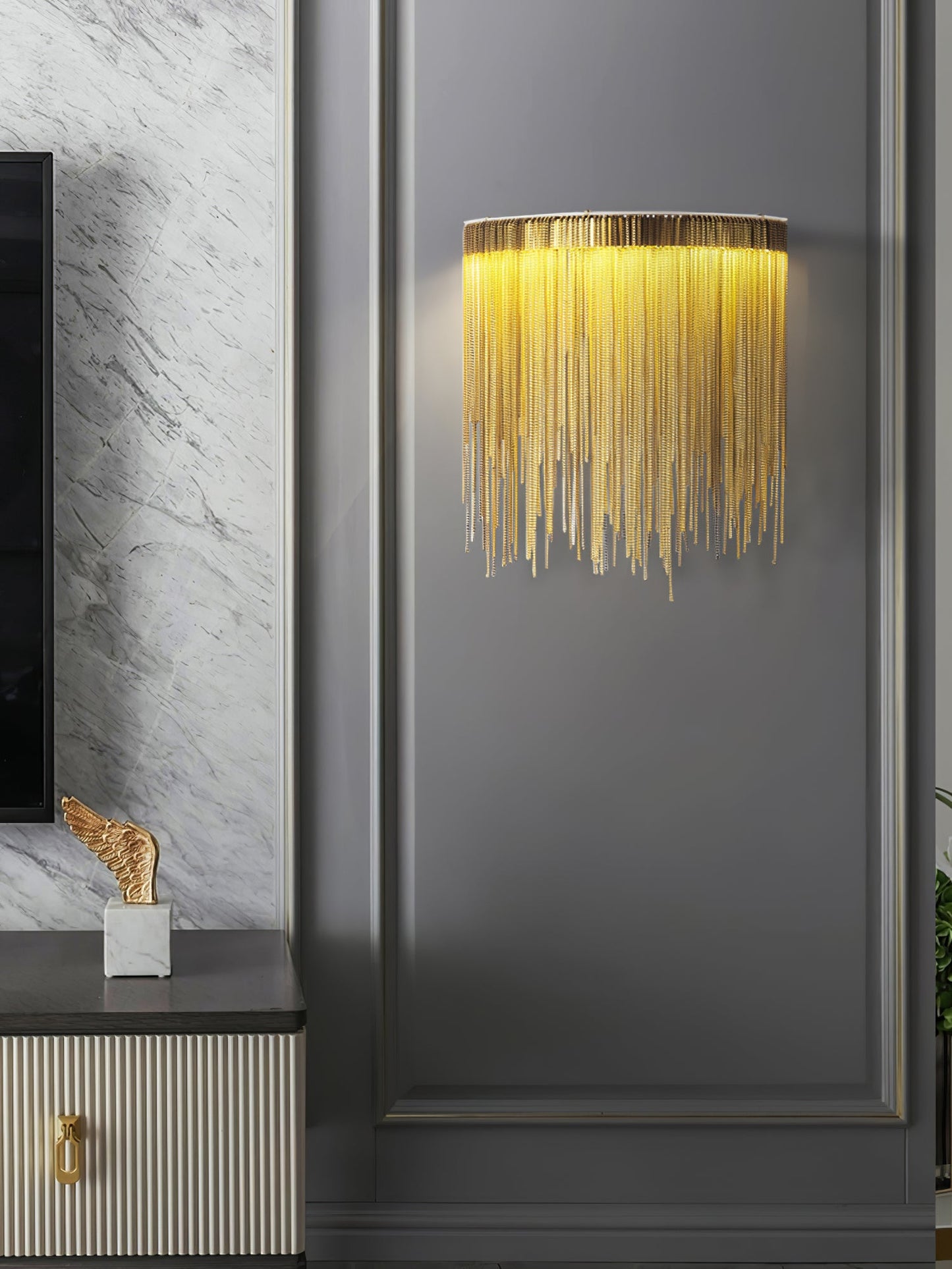 Cadena Tassel Wall Lamp - YIOSI