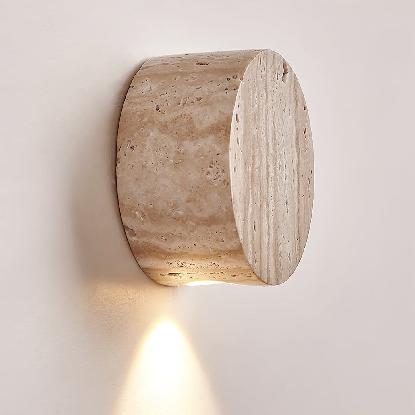 Caelan Travertine Wall Sconce - YIOSI