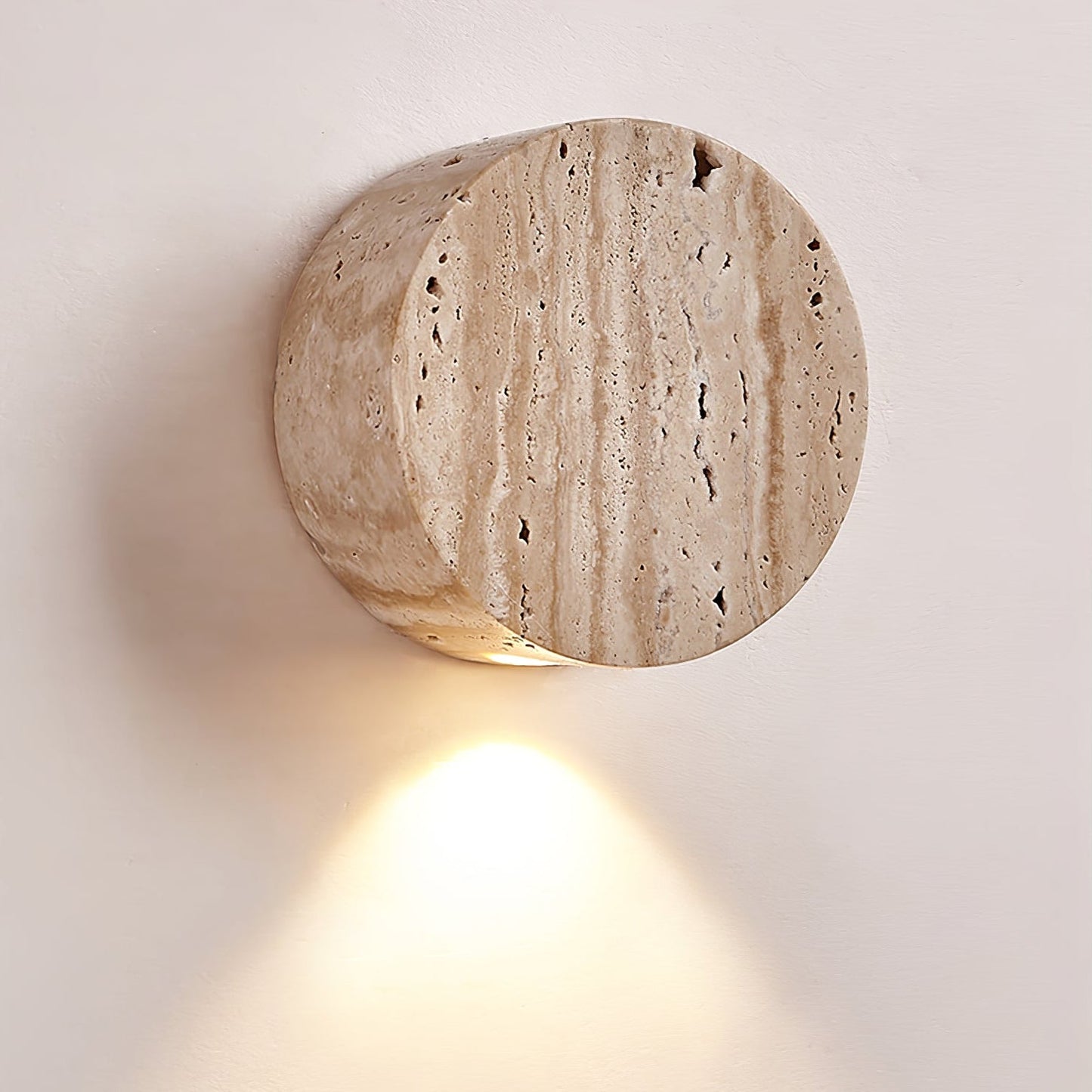 Caelan Travertine Wall Sconce - YIOSI