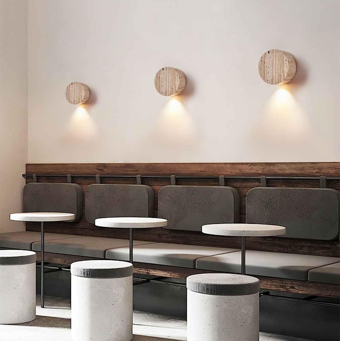 Caelan Travertine Wall Sconce - YIOSI