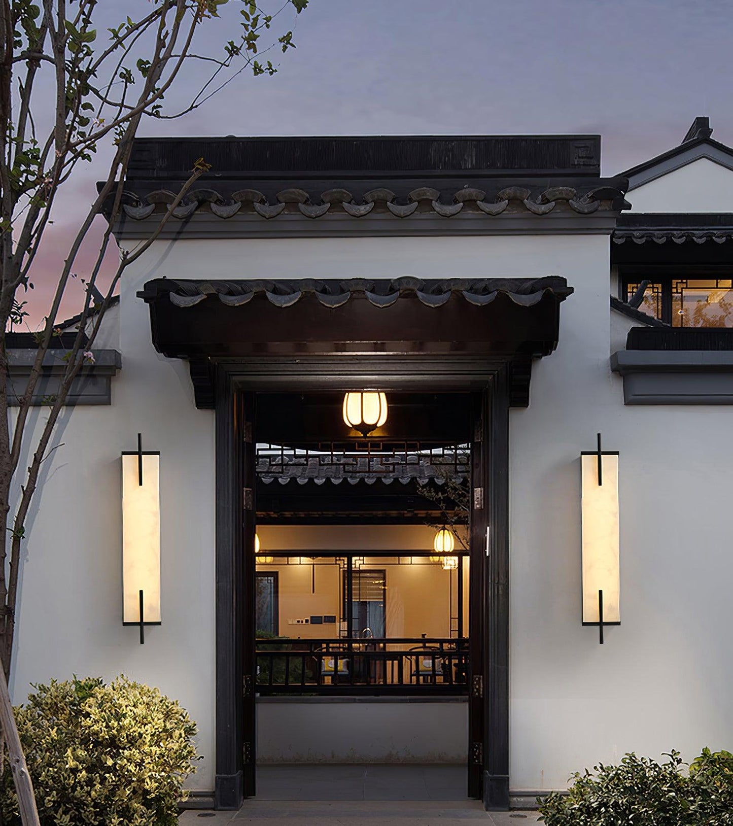 Calliope Wall Sconce Brass & Alabaster LED Light