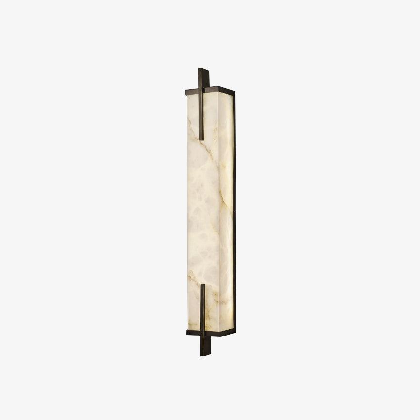 Calliope Wall Sconce Brass & Alabaster LED Light