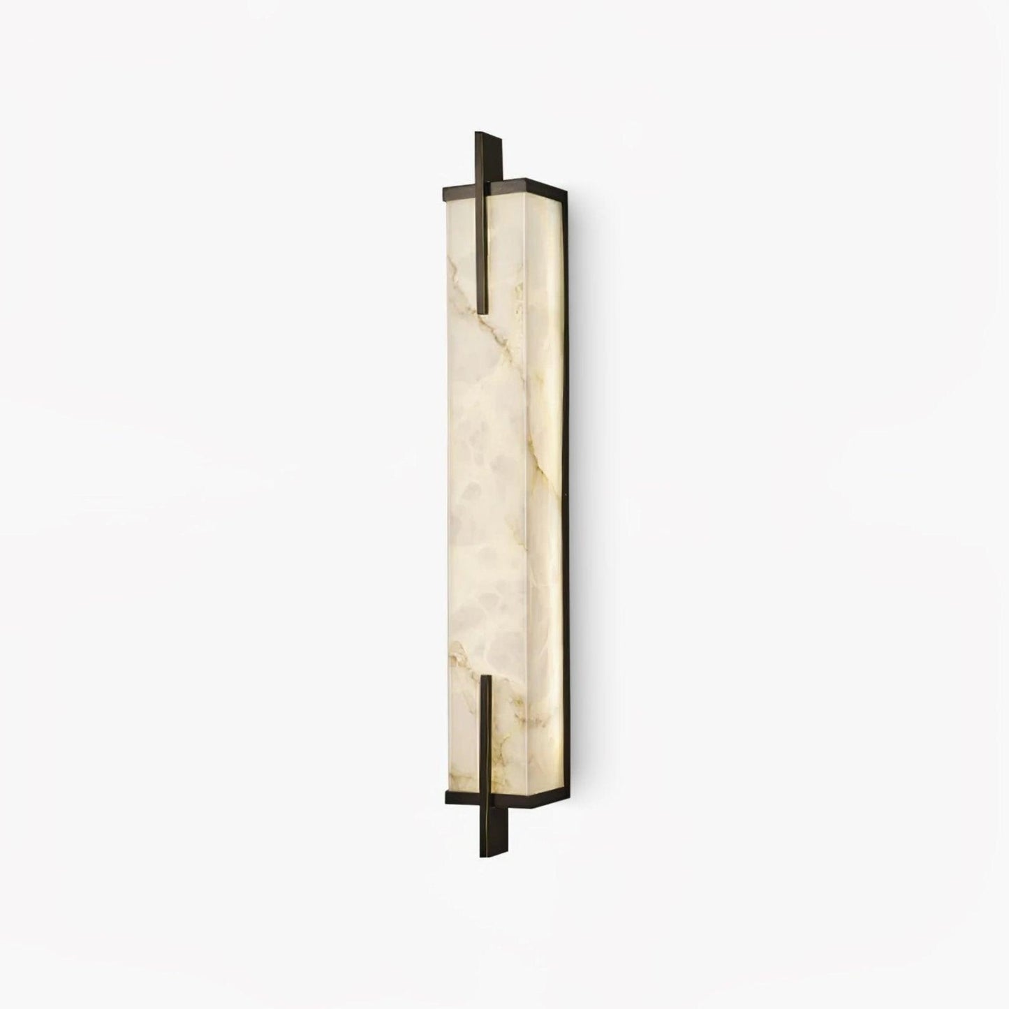 Calliope Wall Sconce Brass & Alabaster LED Light