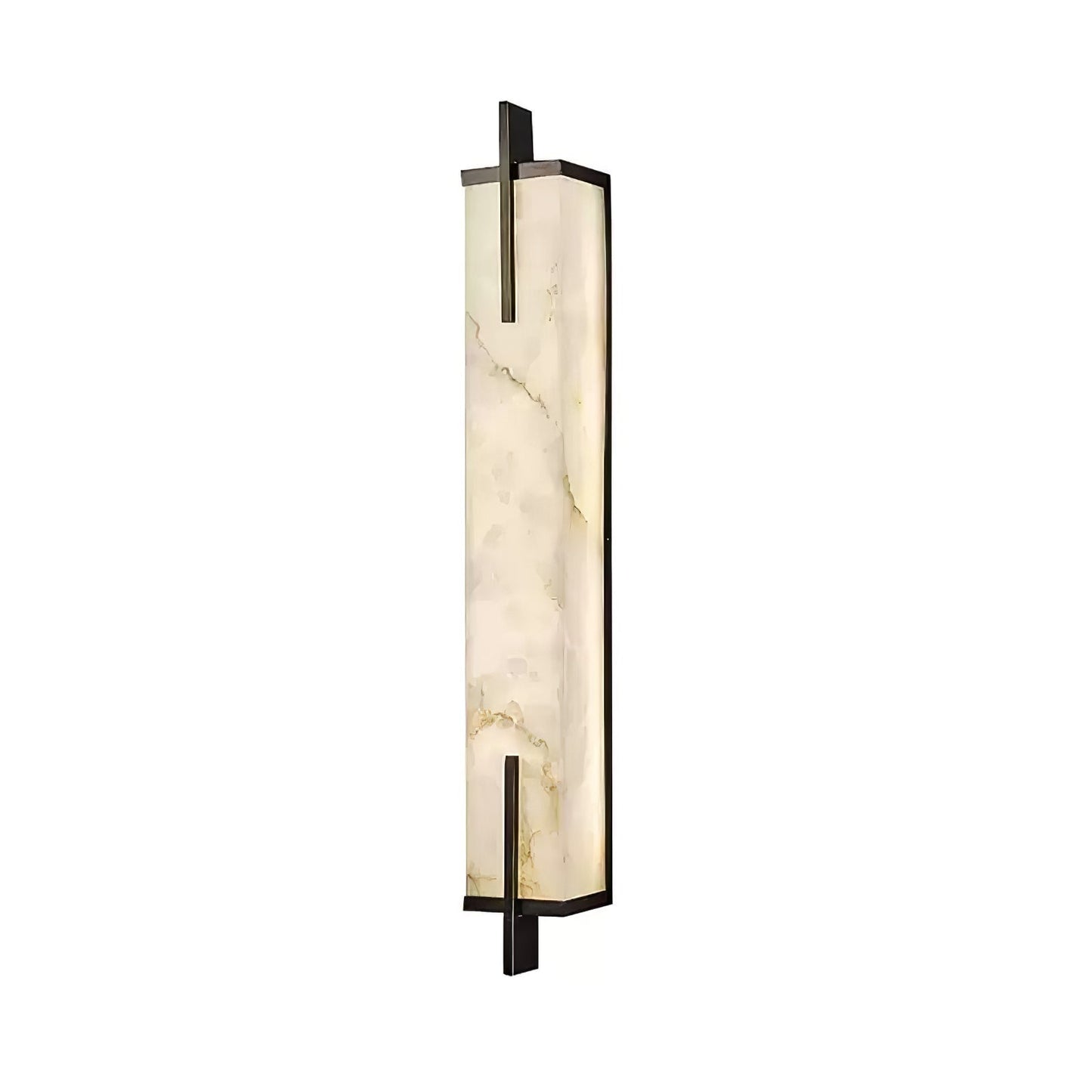Calliope Wall Sconce Brass & Alabaster LED Light
