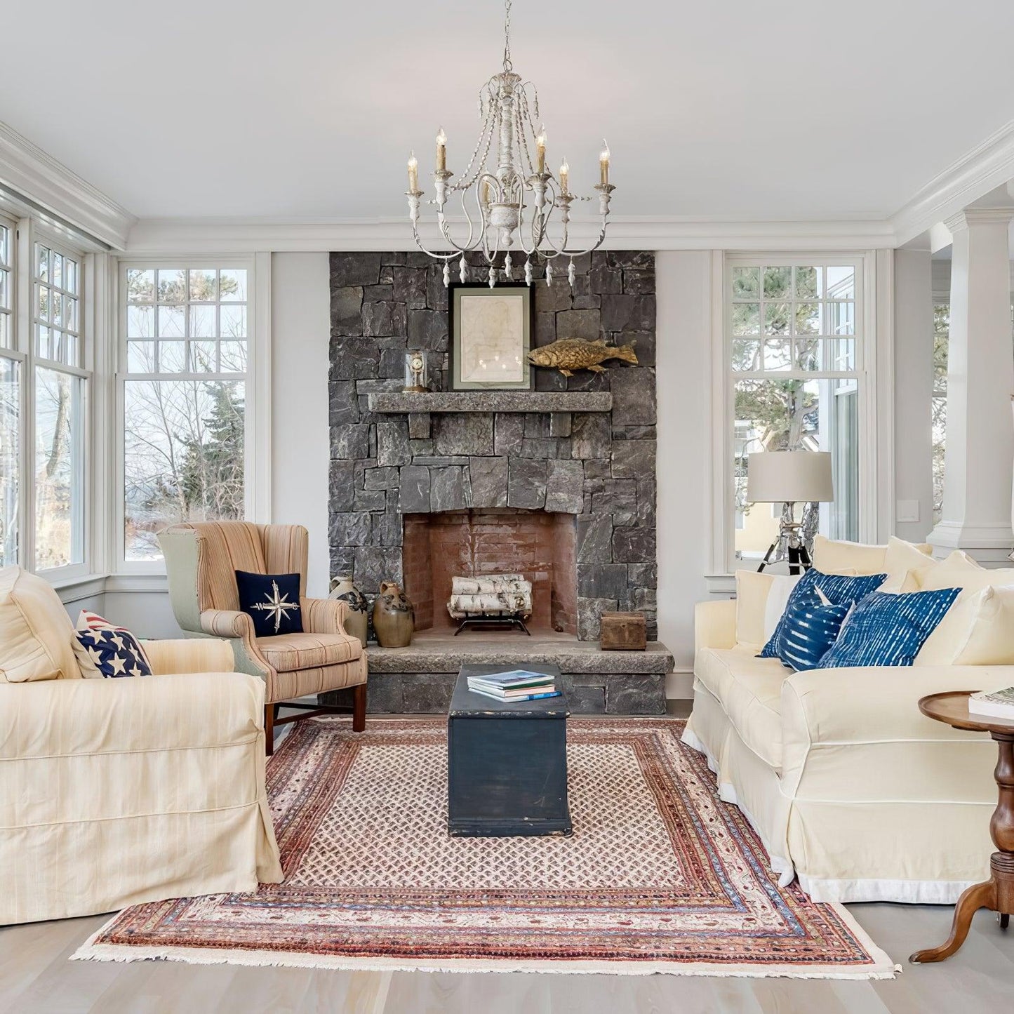 Candle Style Beaded Chandelier - YIOSI