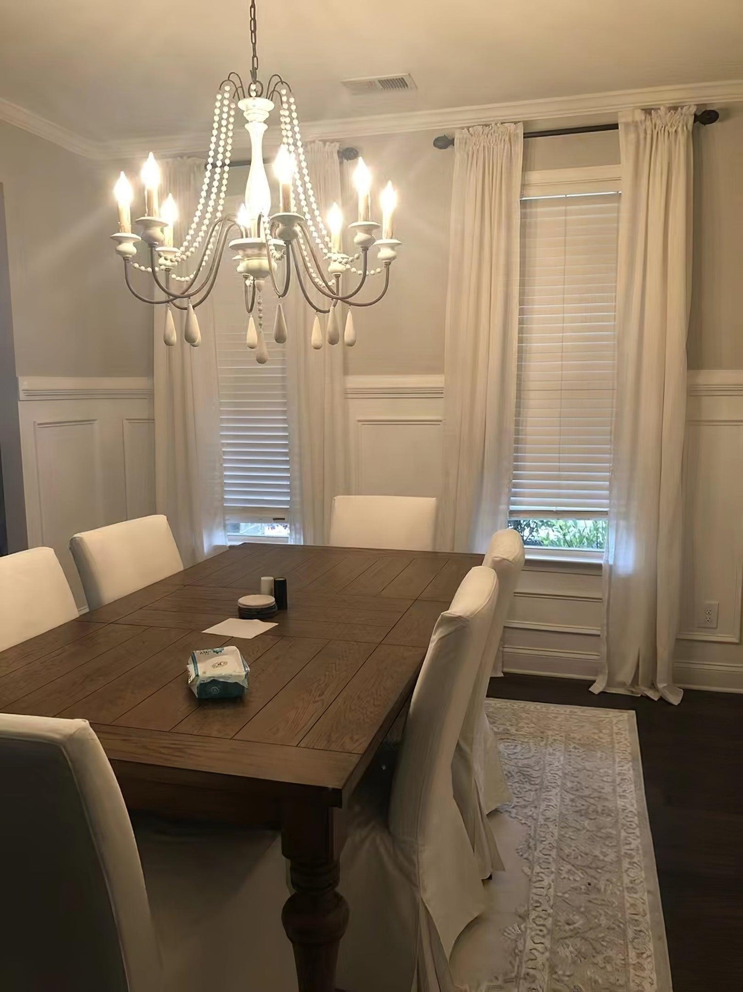 Candle Style Beaded Chandelier - YIOSI