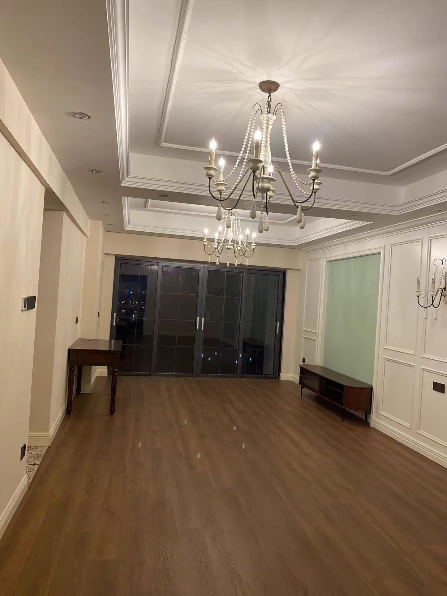 Candle Style Beaded Chandelier - YIOSI