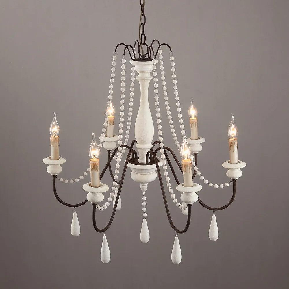 Candle Style Beaded Chandelier - YIOSI