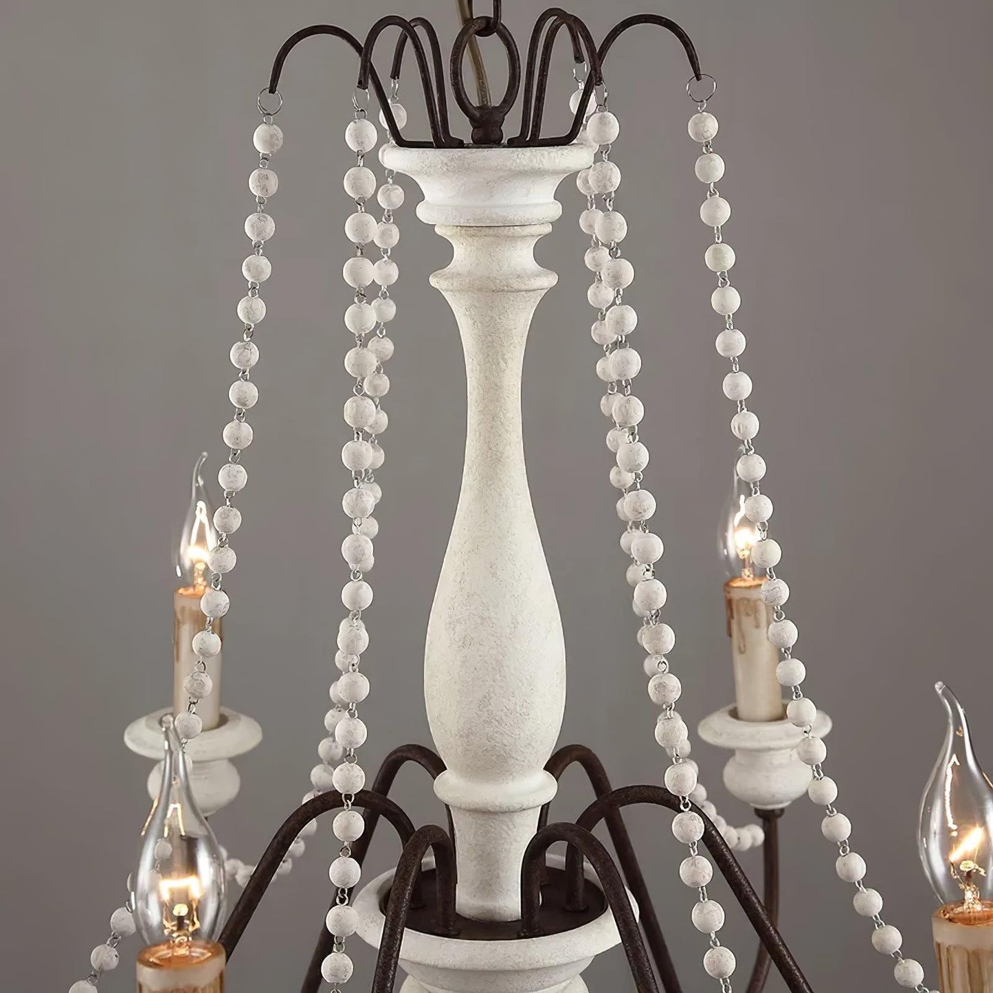 Candle Style Beaded Chandelier - YIOSI