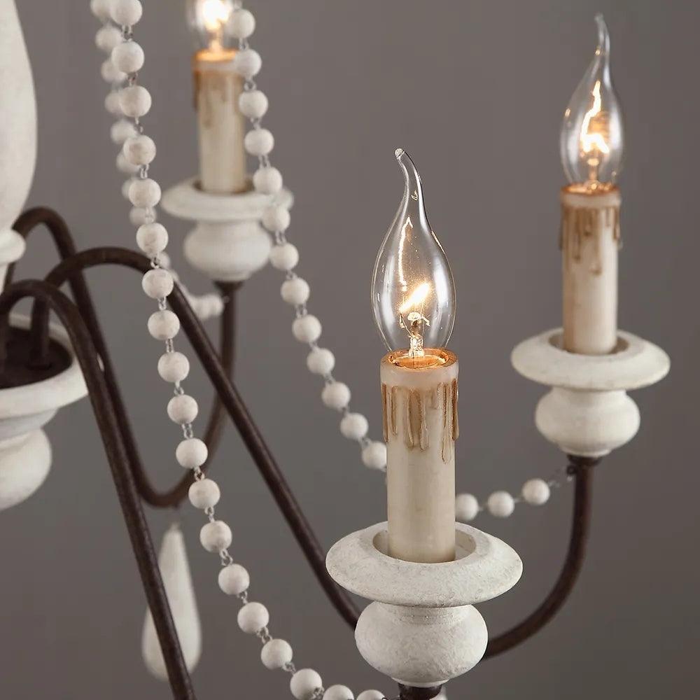 Candle Style Beaded Chandelier - YIOSI
