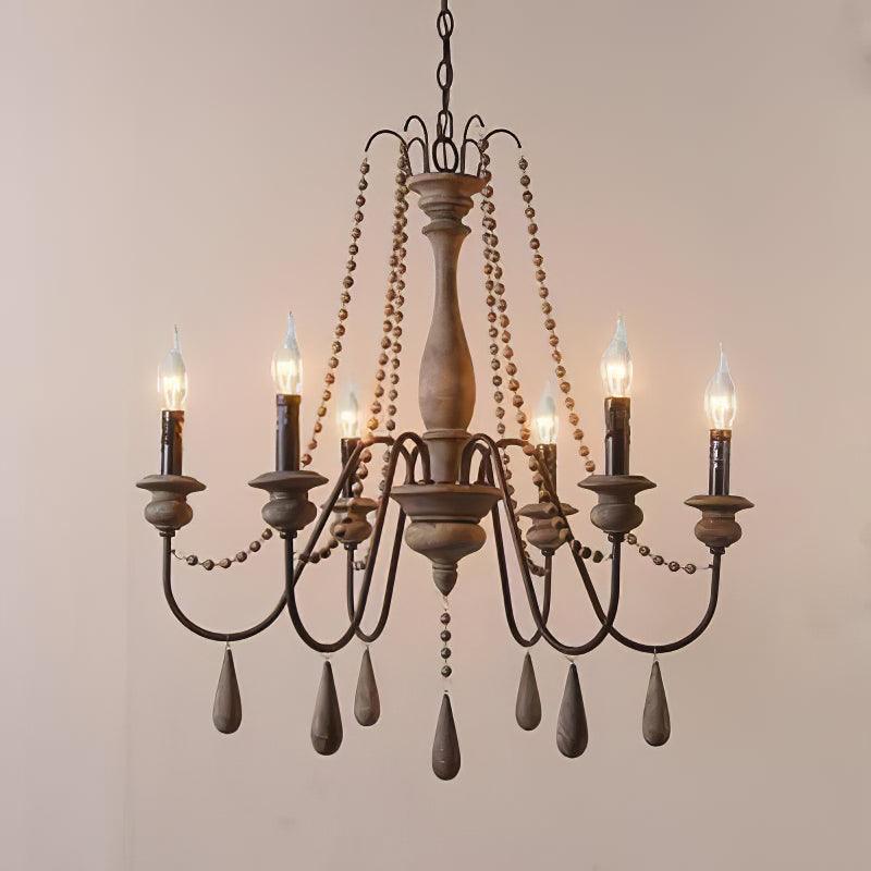 Candle Style Beaded Chandelier - YIOSI