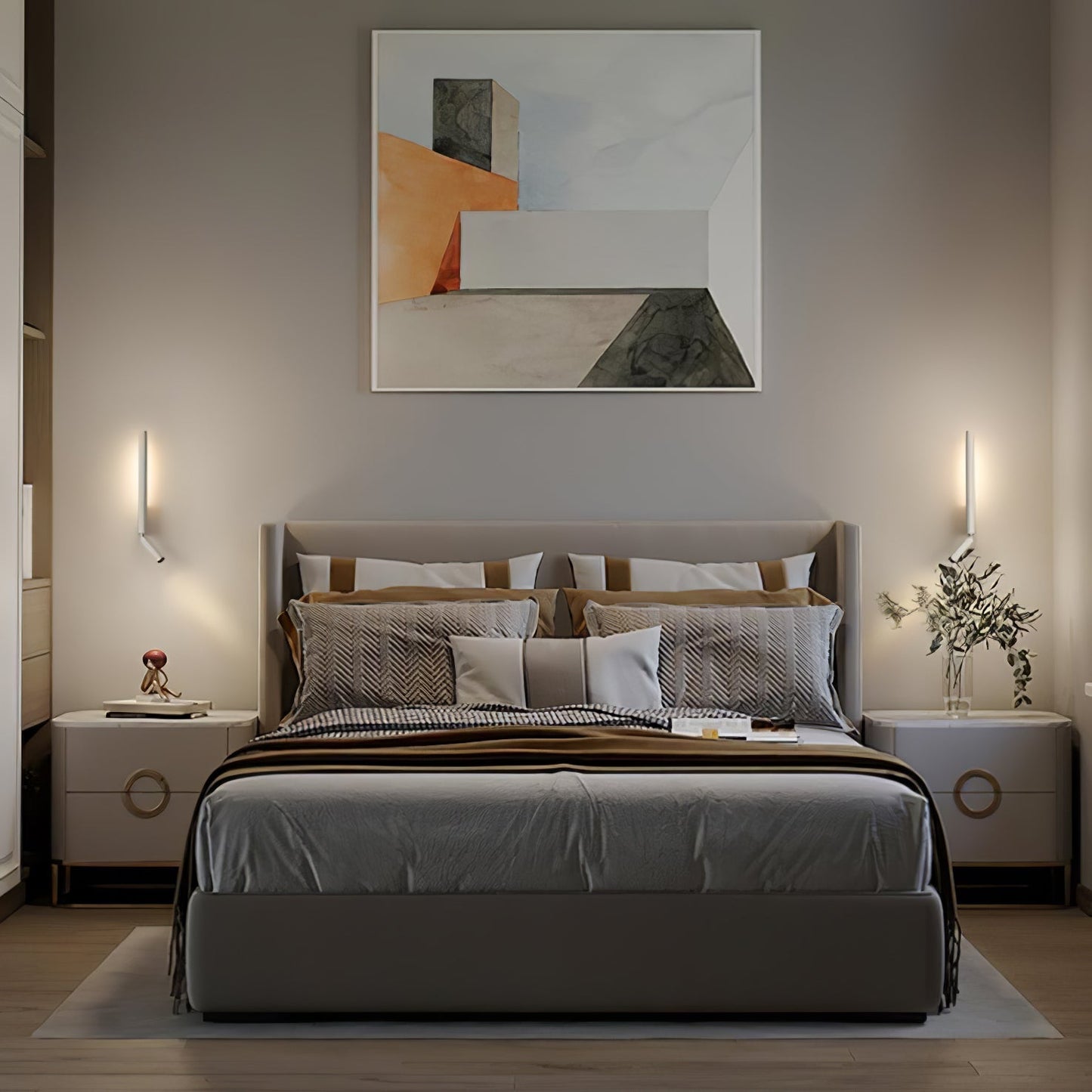 Canut LED Wall Light Modern Metal Sconce with Adjustable Arm
