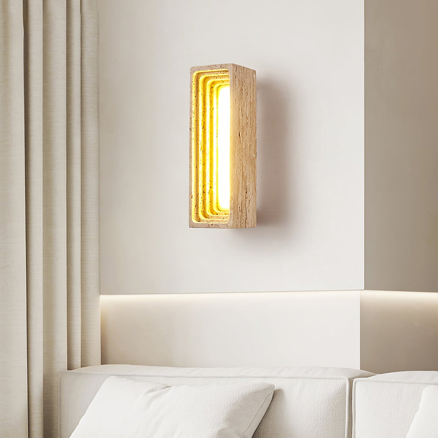 Canyon Travertine Wall Sconce - YIOSI